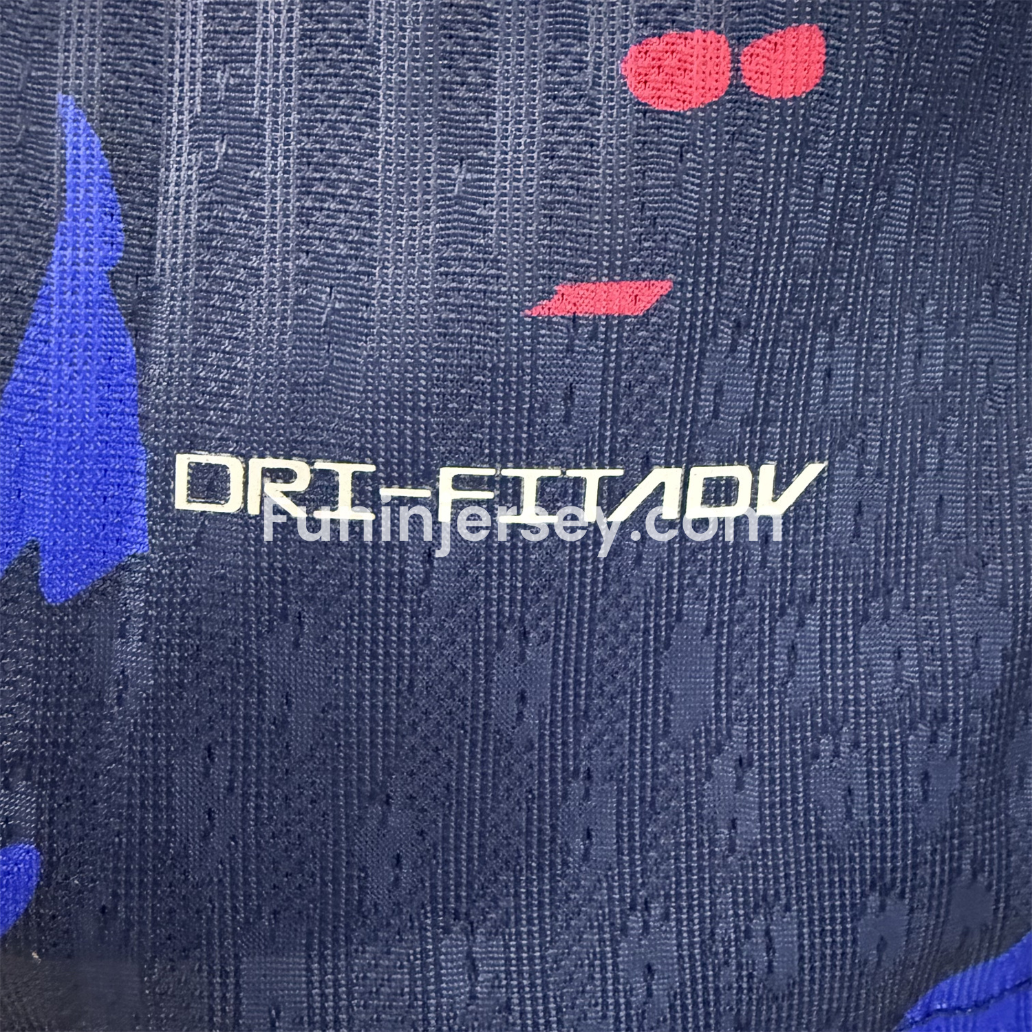 Funinjersey-Barcelona 25-26 Red and Blue Graffiti Deep Blue Jersey - Player Version