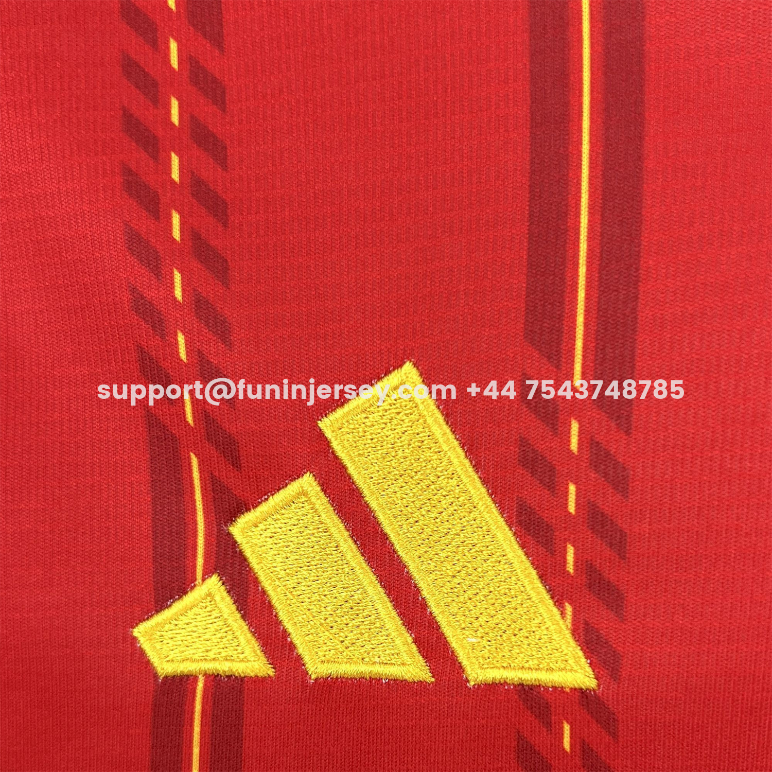 Funinjersey-Spain 2026 Home Red Long Sleeves Jersey - Fans Version