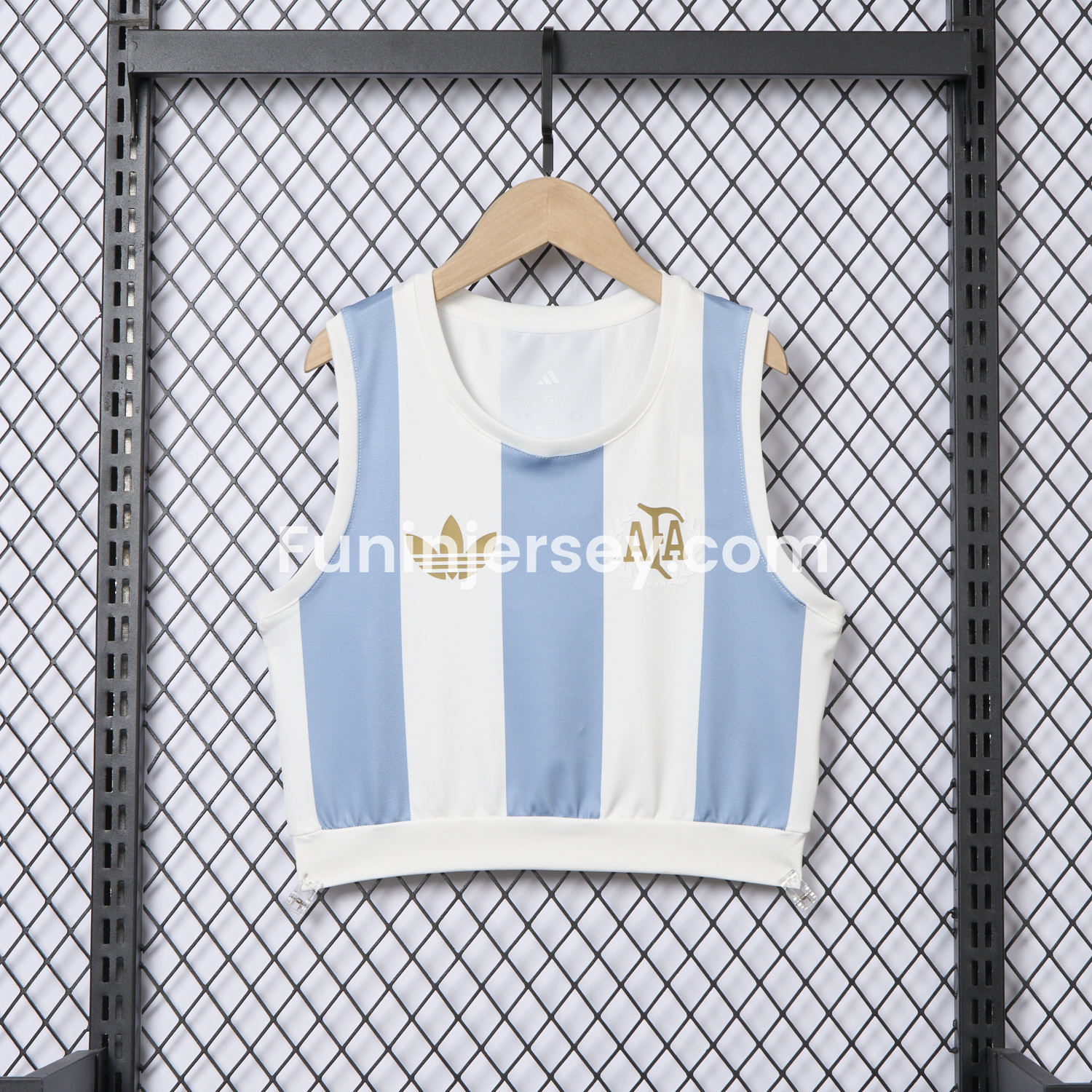 Funinjersey-Women's Argentina 25-26 50th Anniversary Home Yoga Vest