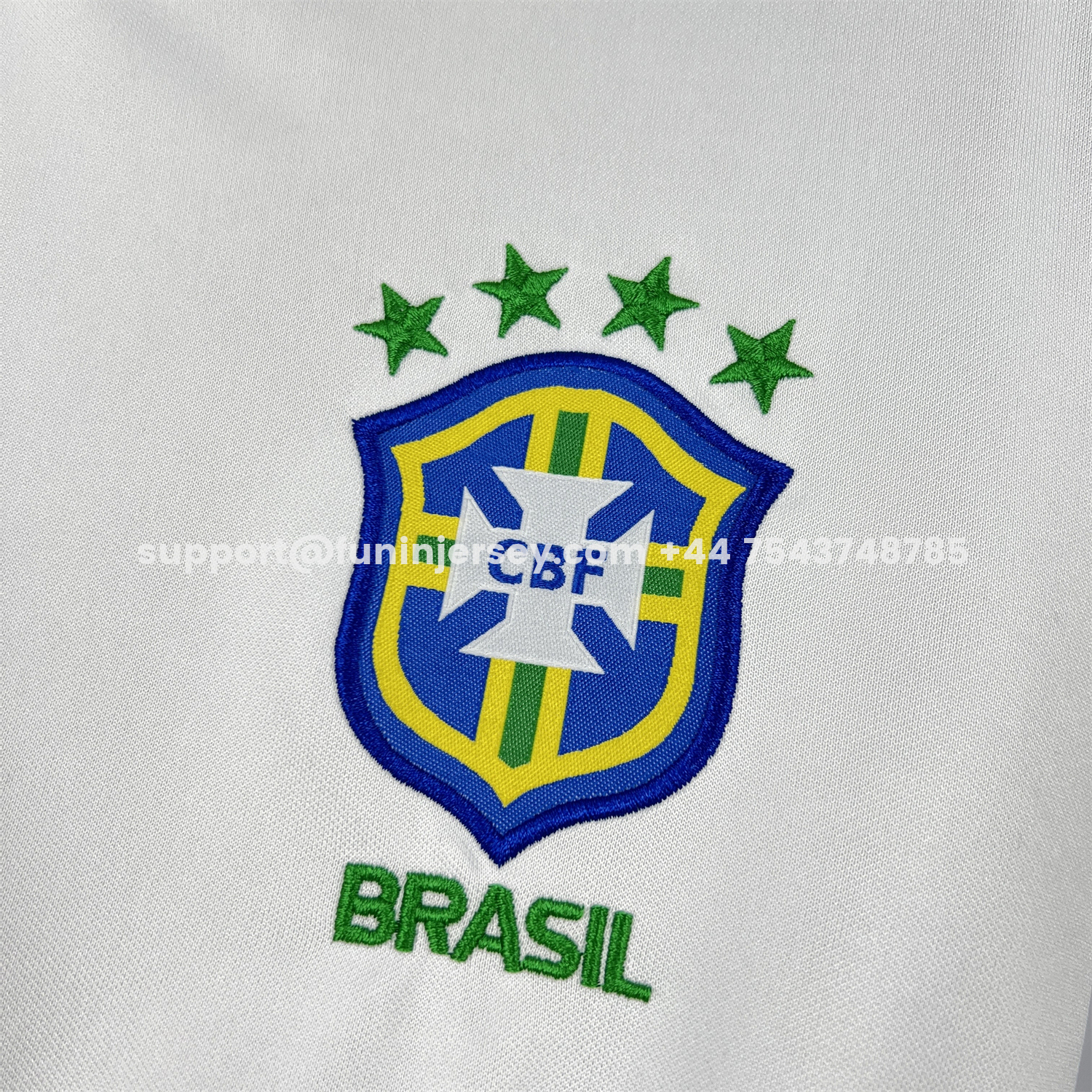 Funinjersey-Retro Brazil 1998 Goalkeeper White Jersey
