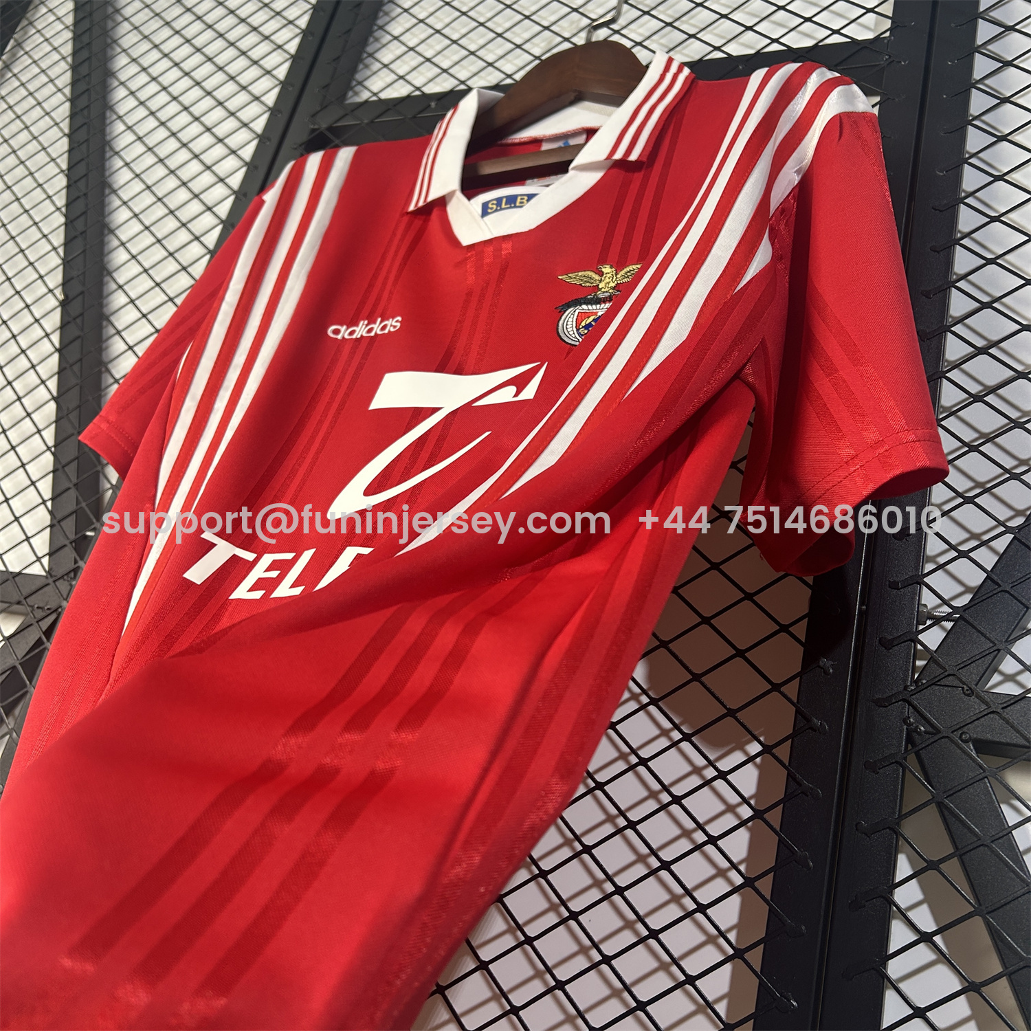 Funinjersey-Retro Benfica 1997-98 Home Jersey
