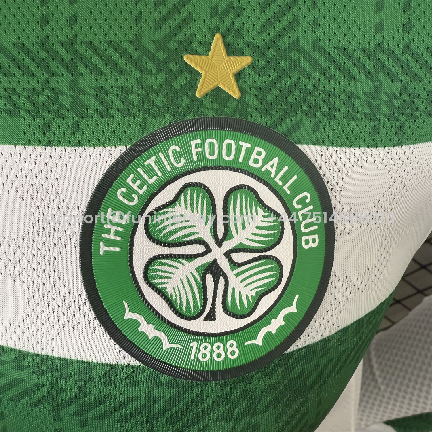 Funinjersey-Celtic 25-26 Home Long Sleeves Jersey - Player Version