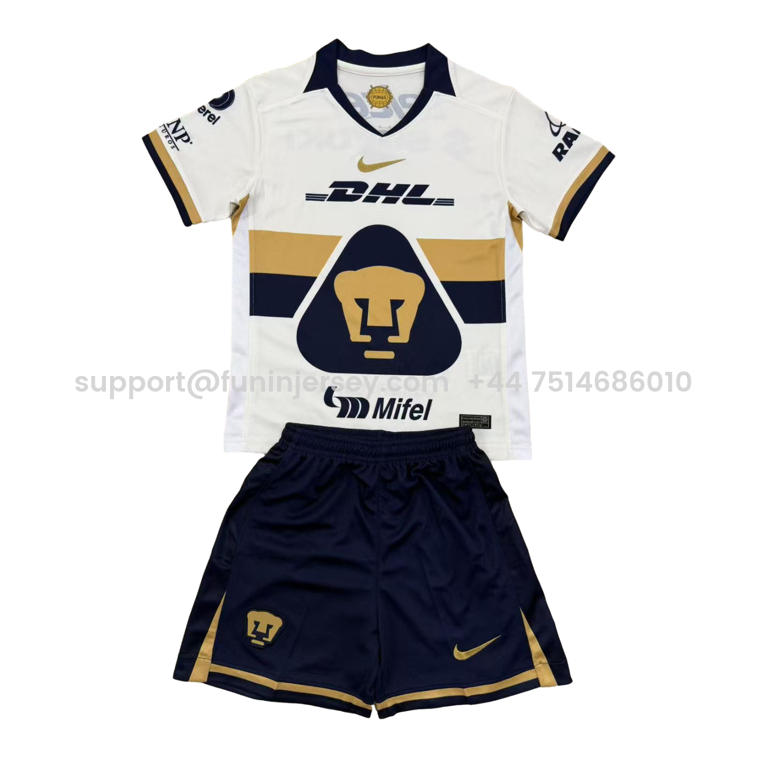 Funinjersey-Pumas UNAM 25-26 Home Men's Adult Jersey Set - Fans Version