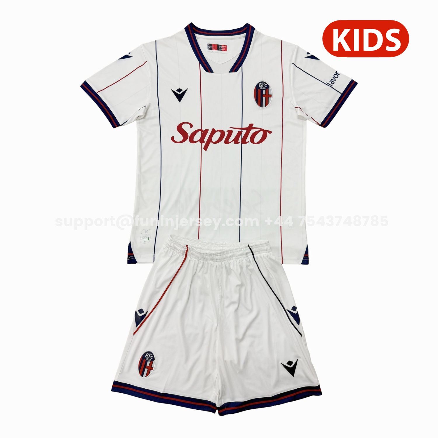 Funinjersey-Bologna 25-26 Away Kids Kit