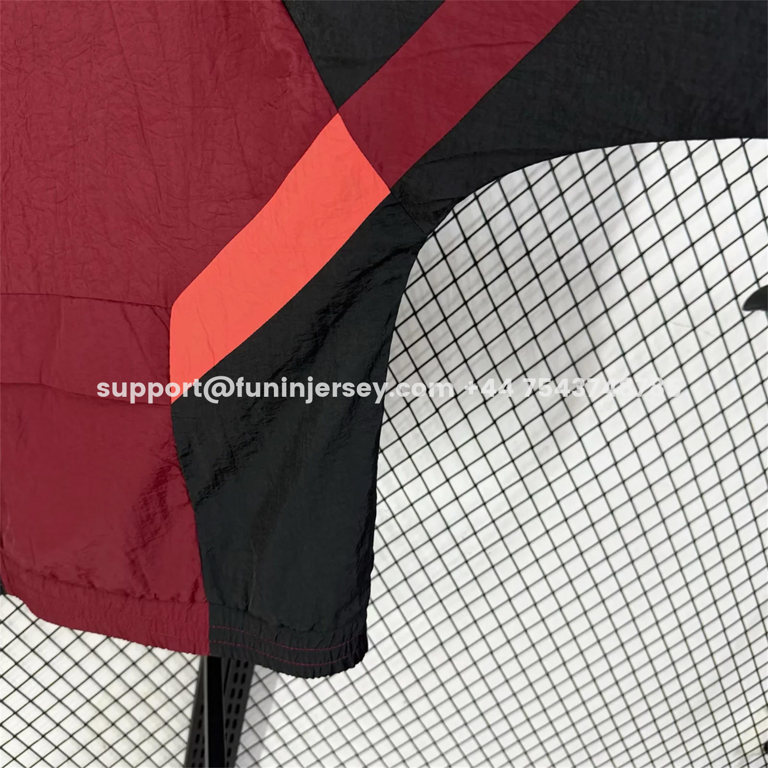 Funinjersey-River Plate 25-26 Training Windbreaker Jacket - Red