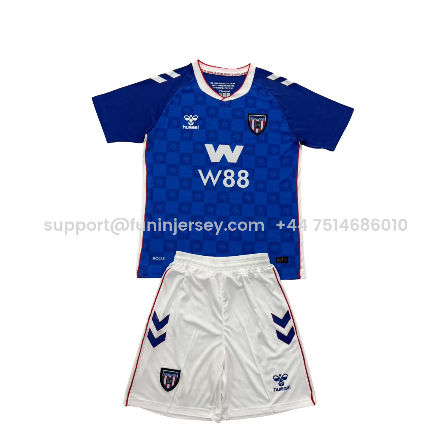 Funinjersey-Sunderland 25-26 Away Men's Adult Jersey Set - Fans Version