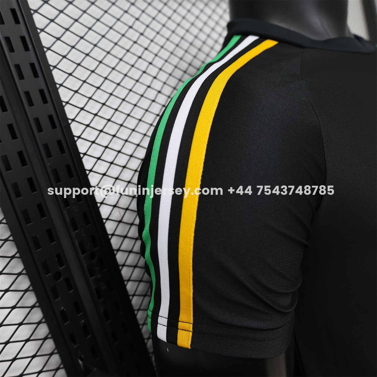 Funinjersey-Celtic 25-26 Retro Style Casual Black Jersey - Player Version