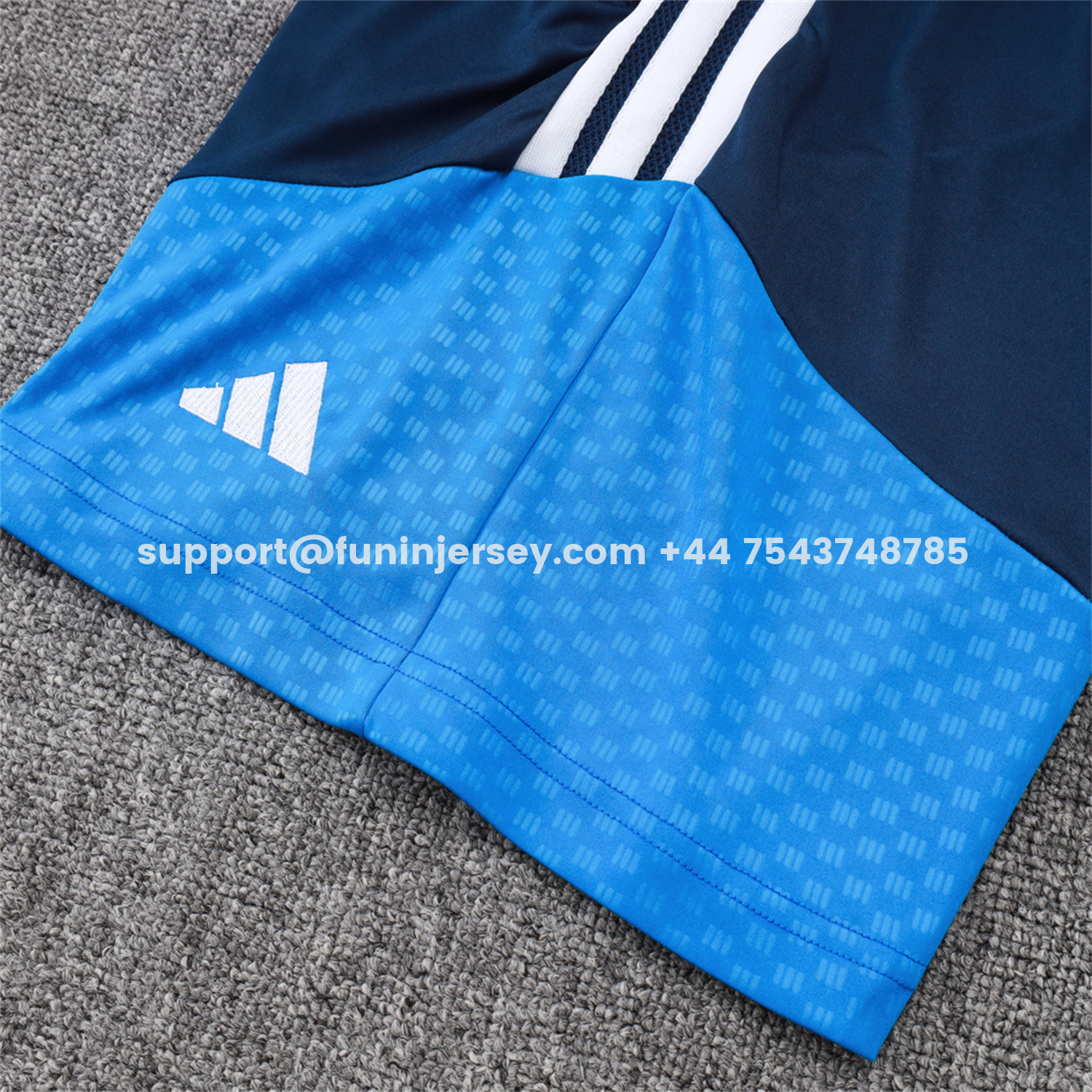 Funinjersey-Cruzeiro 25-26 Short-Sleeve Training Set - Blue Vest & Blue Shorts