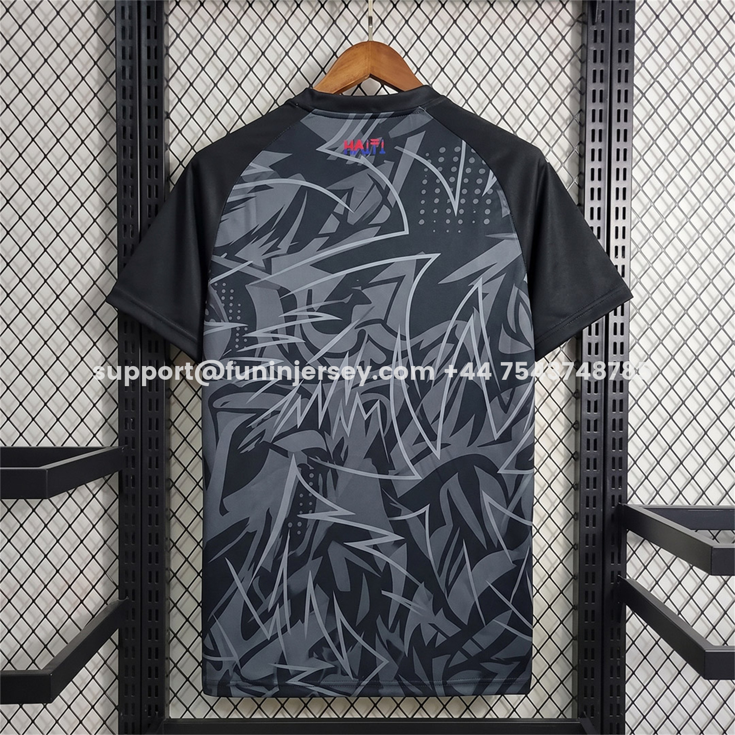 Funinjersey-Haiti 26-27 Black Goalkeeper Jersey - Fans Version