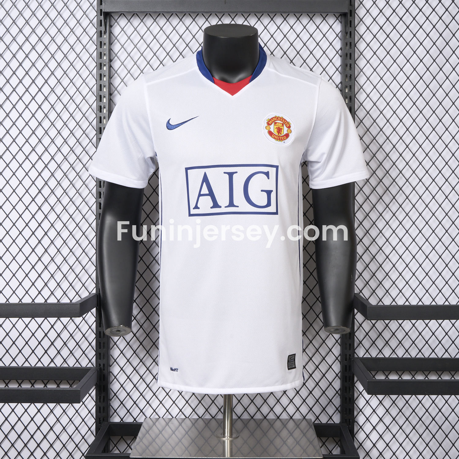 Funinjersey-Retro Manchester United 2008-09 Away Jersey - Player Version
