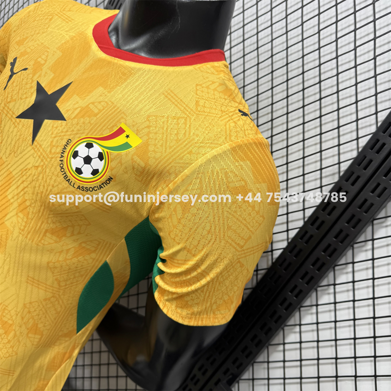 Funinjersey-Ghana 2026 Away Jersey - Player Version