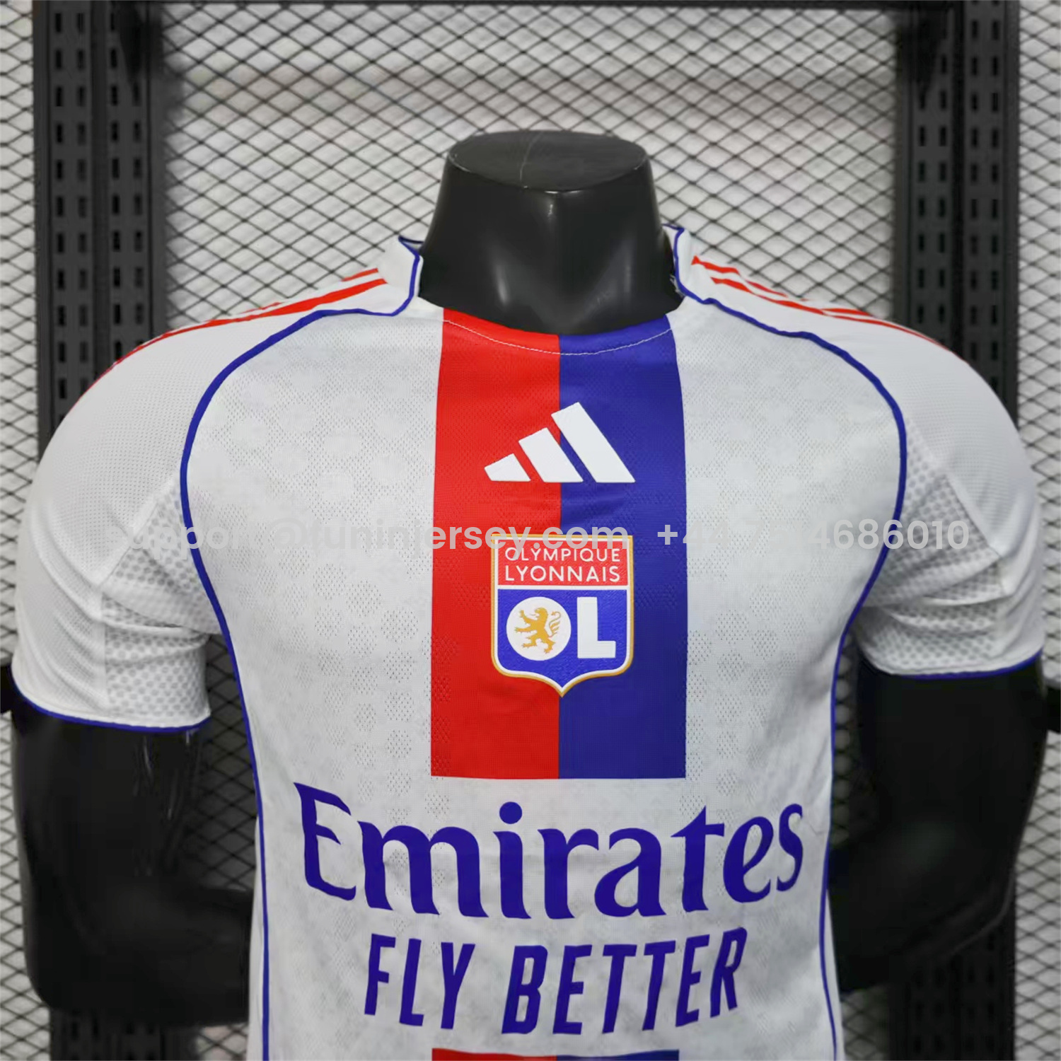 Funinjersey-Olympique Lyonnais Lyon 25-26 Home White Jersey - Player Version