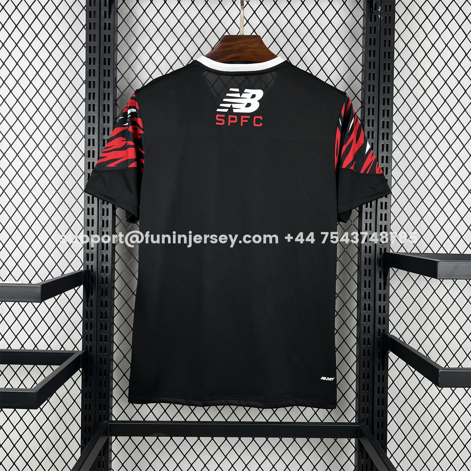 Funinjersey-Sao Paulo 26-27 Red Pre-Match Jersey - Fans Version