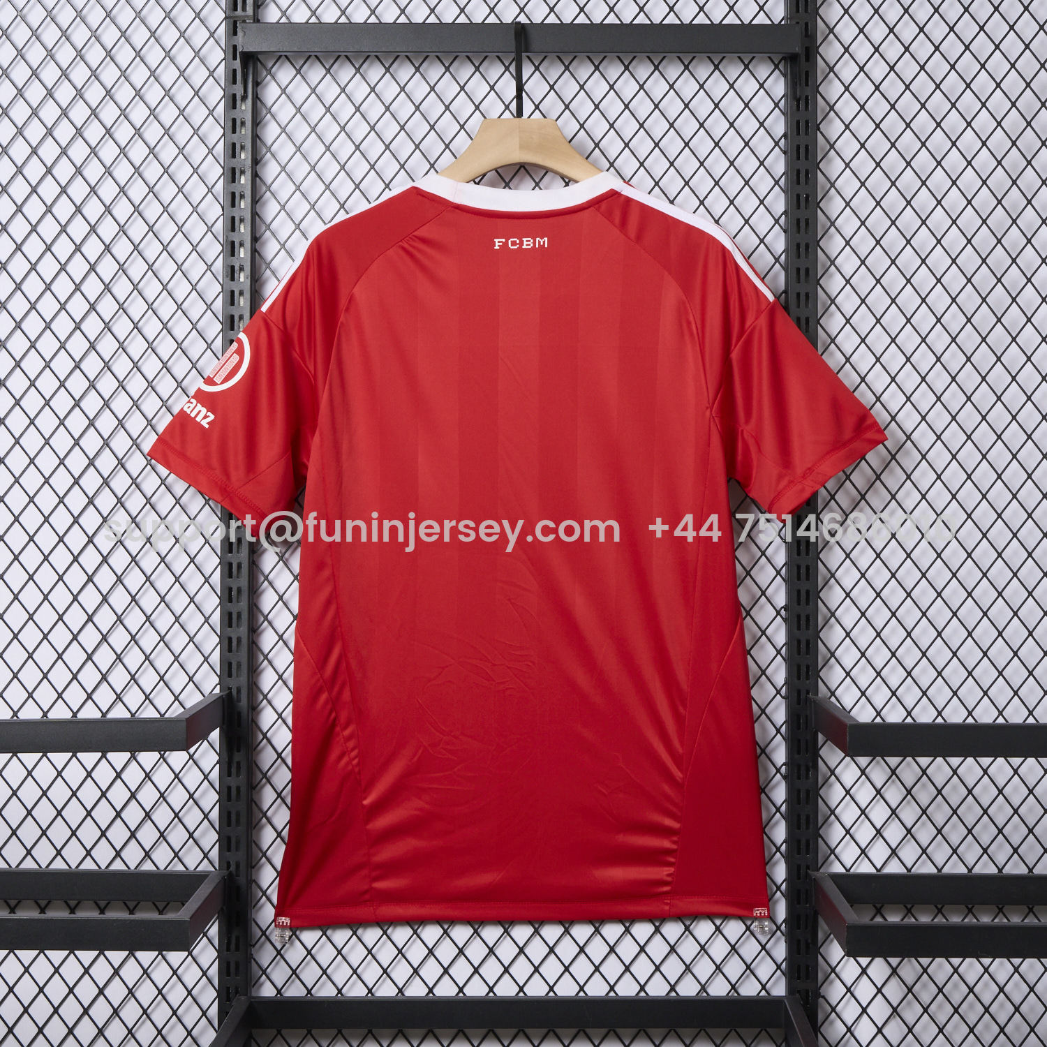 Funinjersey-Bayern Munich 25-26 Red Trefoil Goalkeeper Jersey - Fans Version