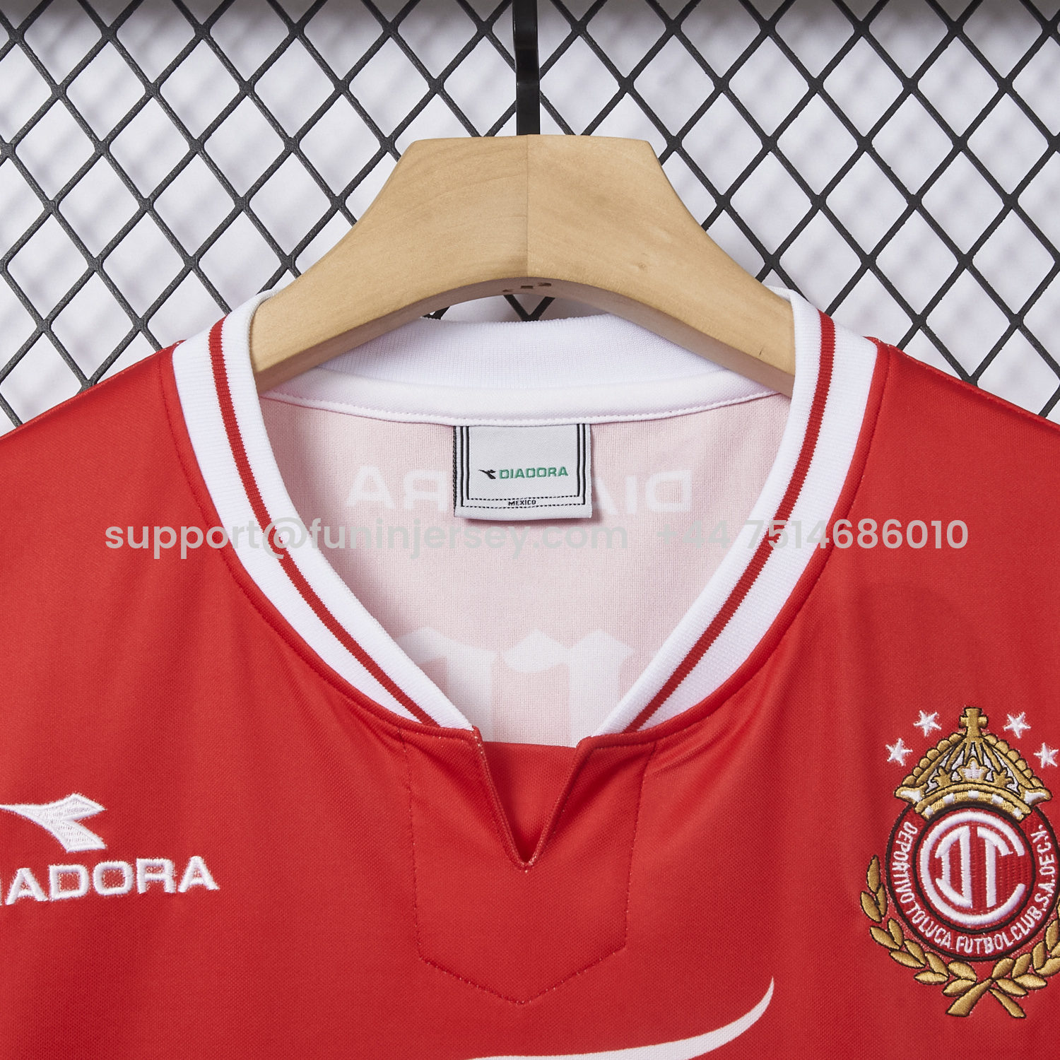 Funinjersey-Retro Toluca 1998-99 Home Red Jersey