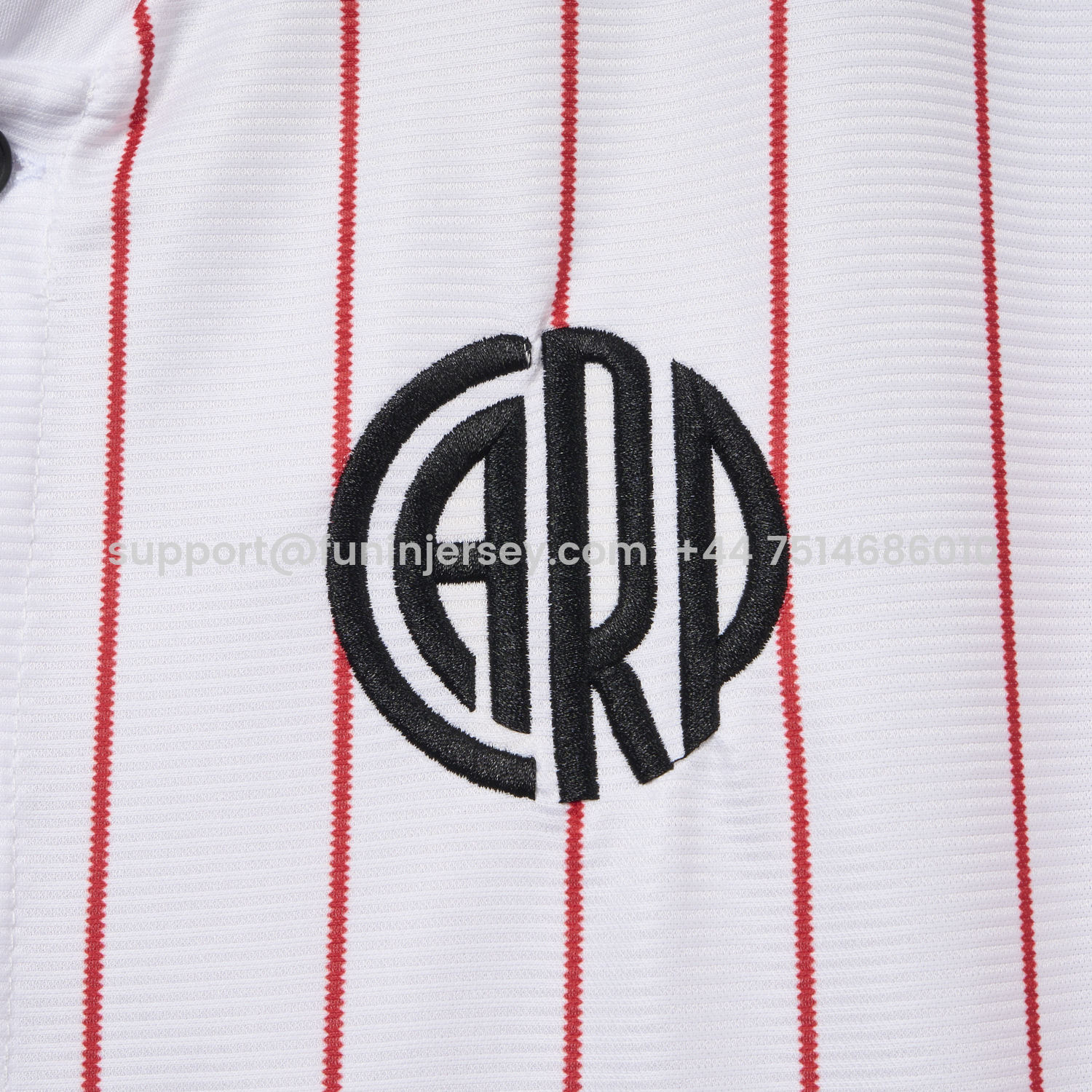 Funinjersey-River Plate 25-26 White Baseball Jersey