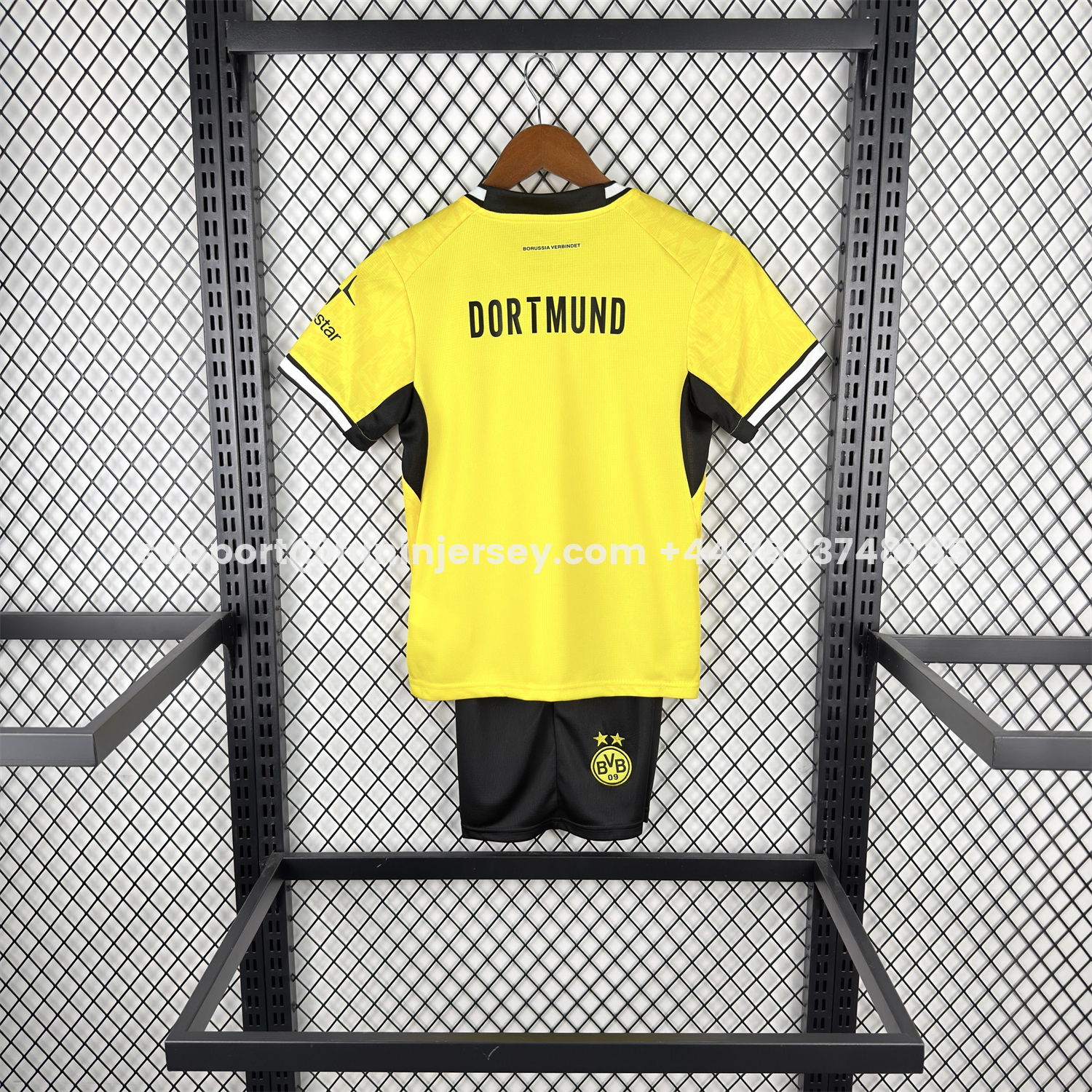 Funinjersey-Dortmund 26-27 Home Kids Kit