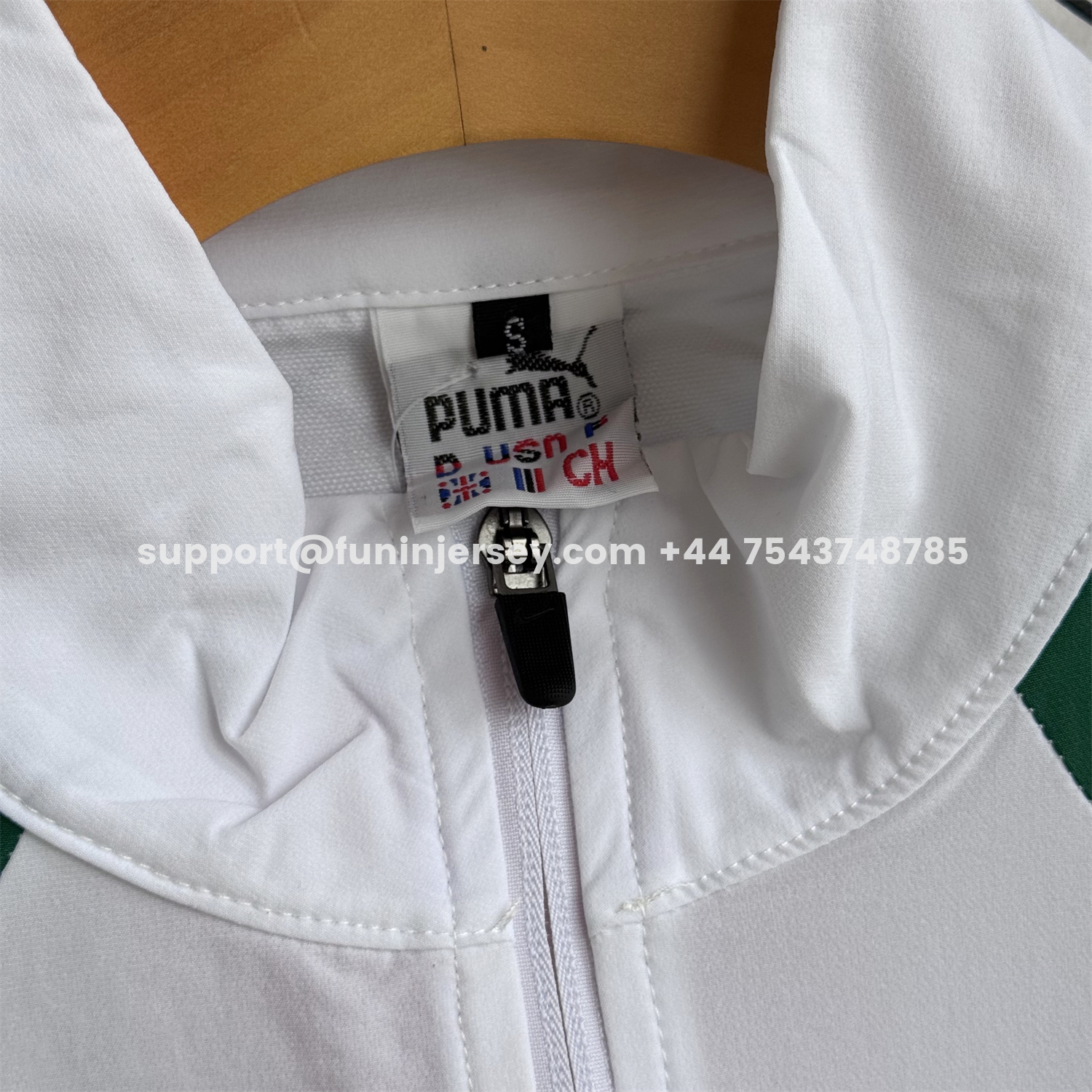 Funinjersey-Senegal 2026 Windbreaker Training Set - White Top and Green Pants