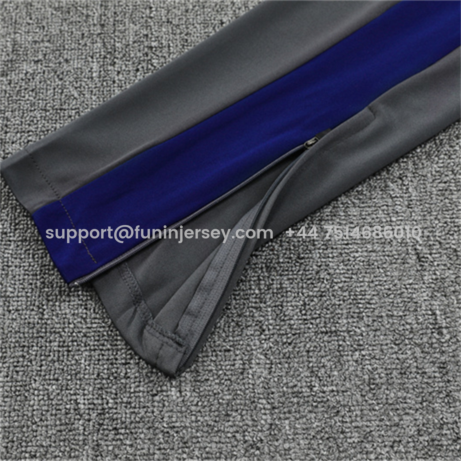 Funinjersey-Feyenoord 25-26 Kids Long Sleeve Training Set - Dark Gray Top & Dark Gray Pants