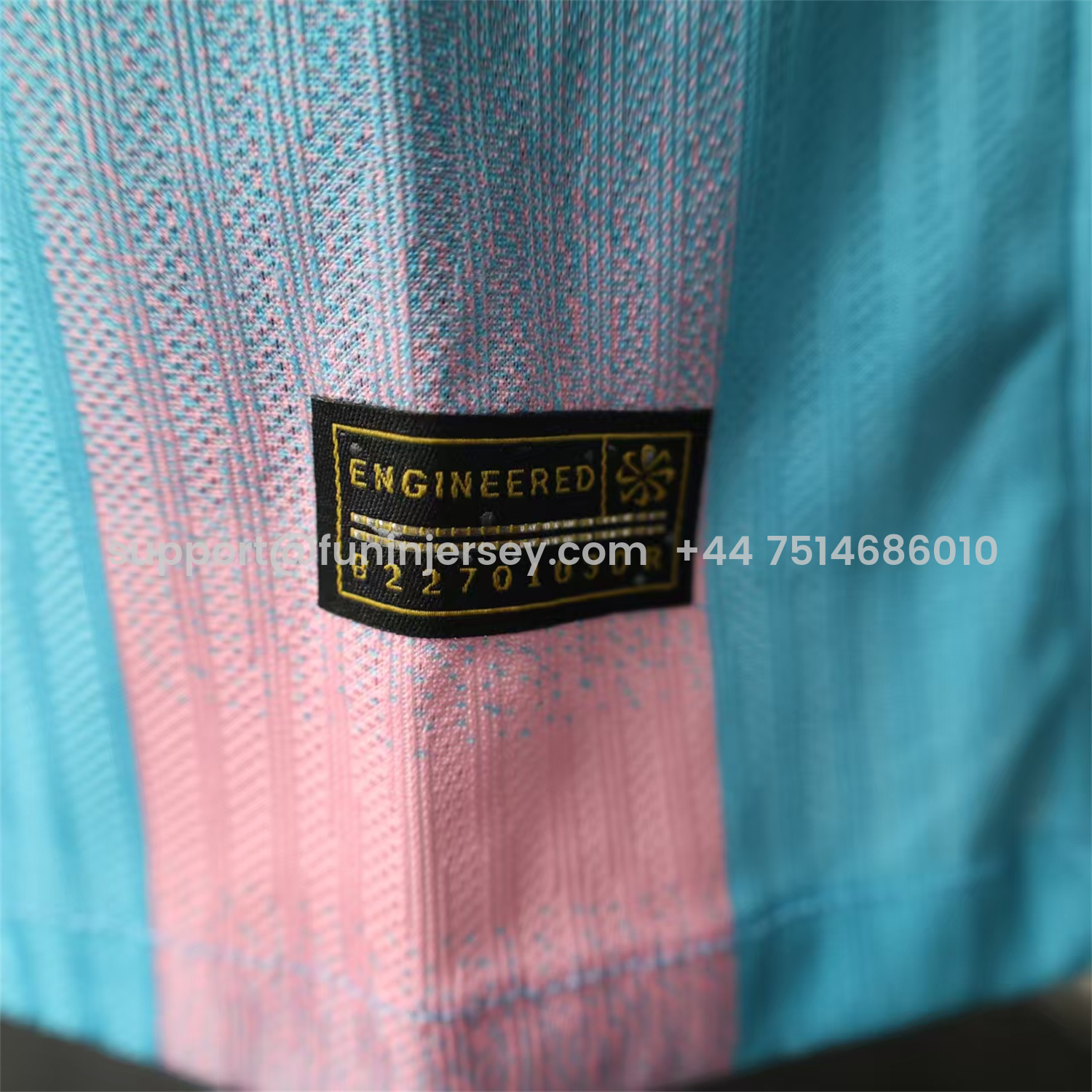 Funinjersey-Barcelona 25-26 Orange Logo Pink & Light Blue Special Jersey - Player Version