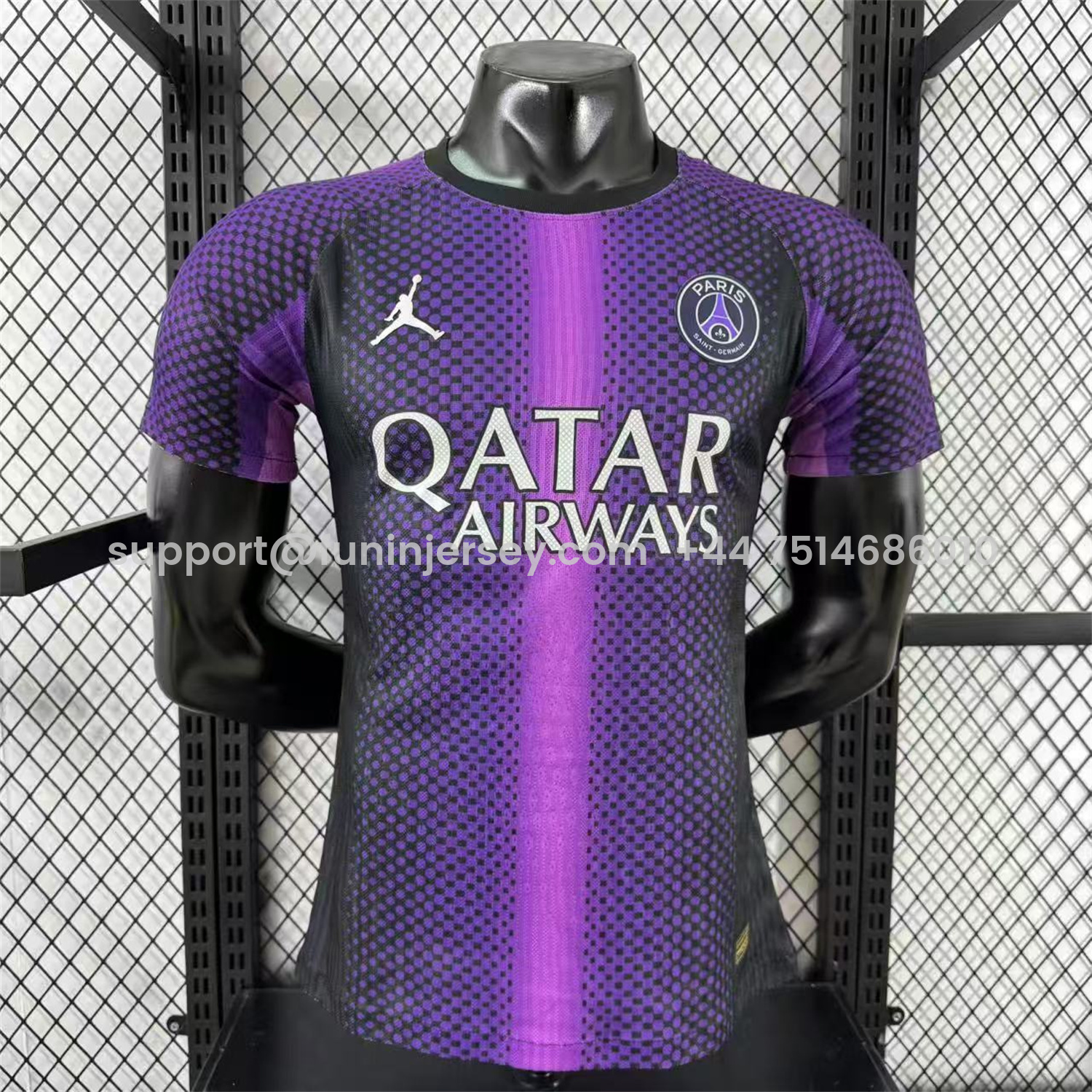 Funinjersey-Paris Saint-Germain PSG X JD 25-26 Purple Special Edition Jersey - Player Version