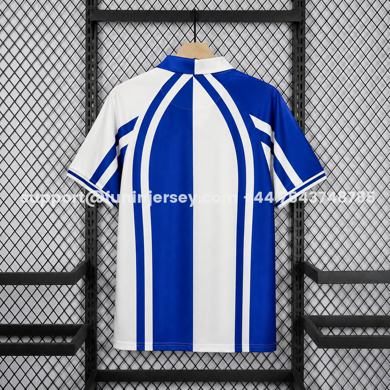 Funinjersey-La Coruna 25-26 Retro Style Blue Special Jersey - Fans Version