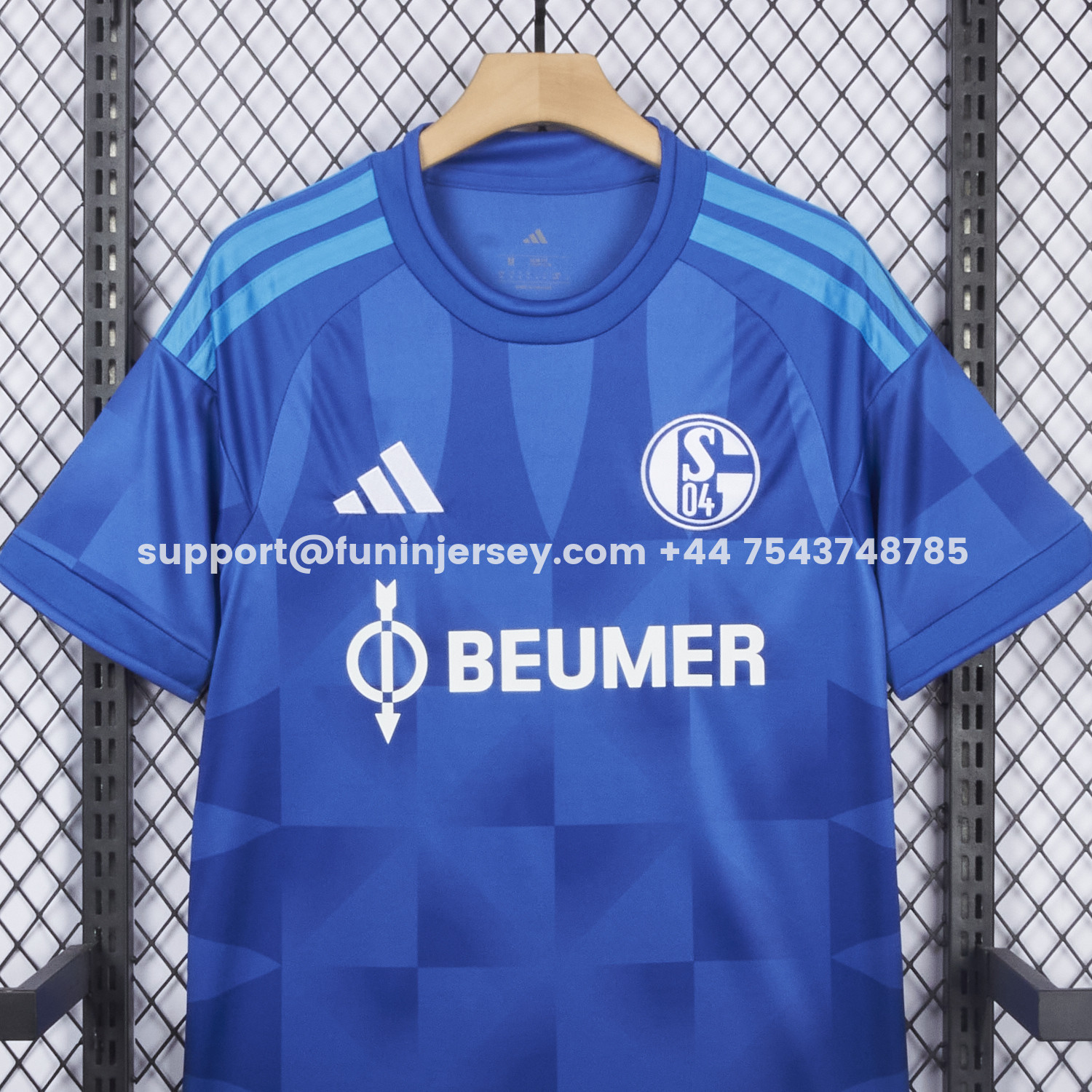 Funinjersey-Schalke 04 26-27 Home Jersey - Fans Version