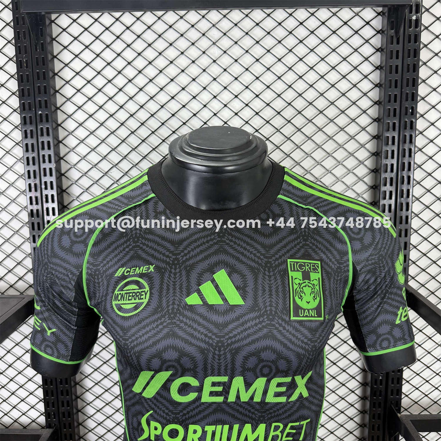 Funinjersey-Tigres UANL 25-26 Third Jersey With All Sponsors - Player Version