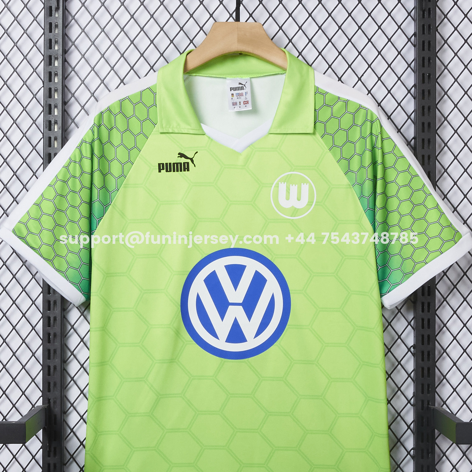 Funinjersey-Retro Wolfsburg 1997-98 Home Jersey