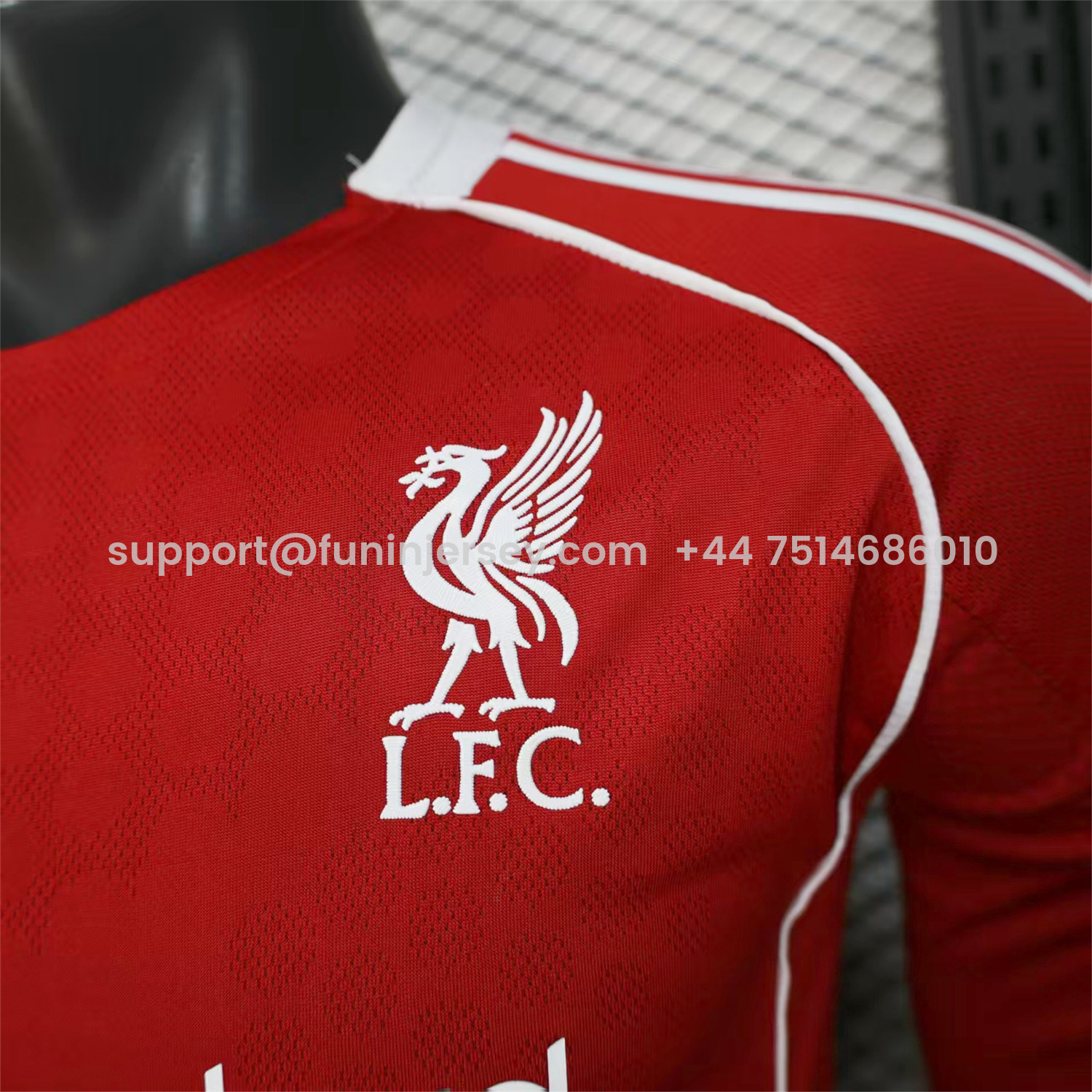 Funinjersey-Liver.pool 25-26 Home Long Sleeves Jersey - Player Version