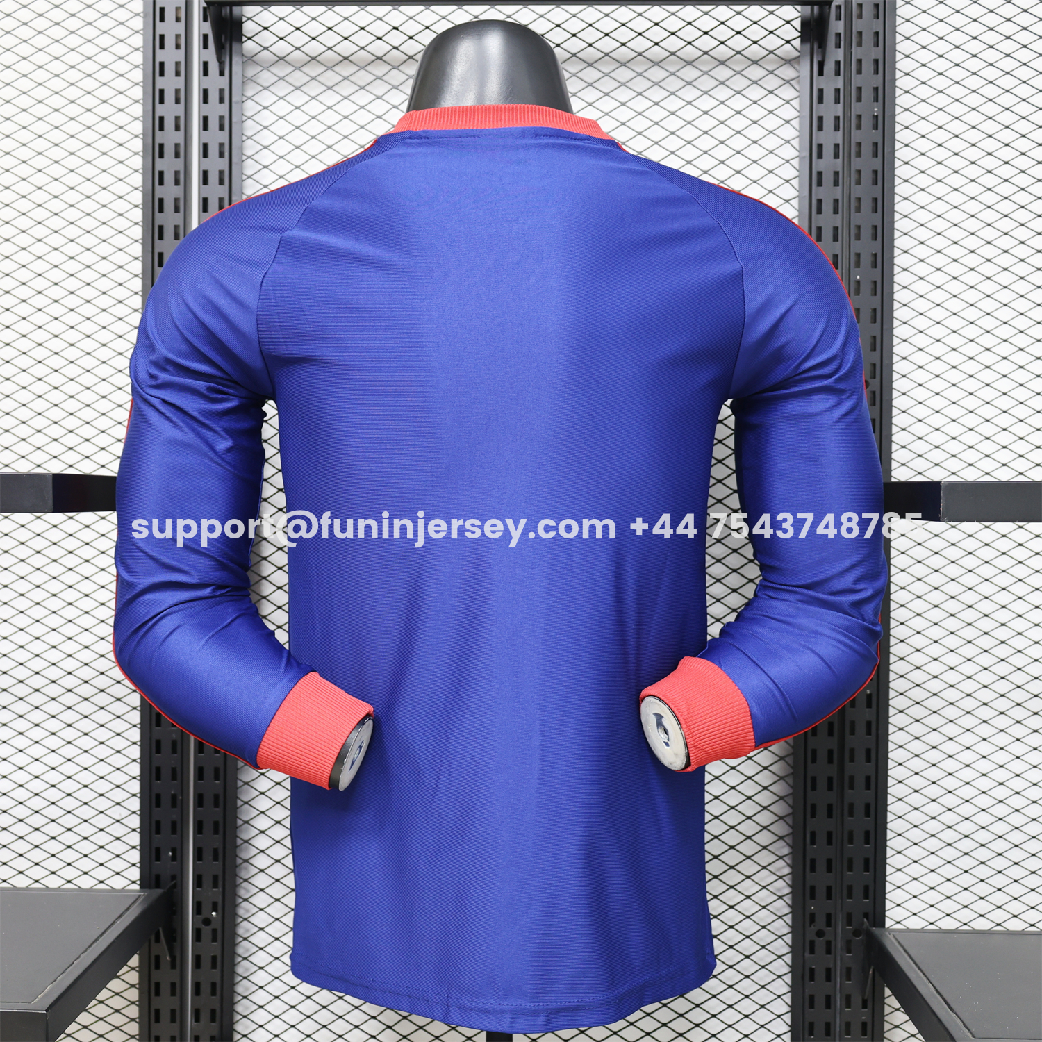 Funinjersey-Newcastle United 25-26 Purple-Blue Casual Long Sleeves Jersey - Player Version