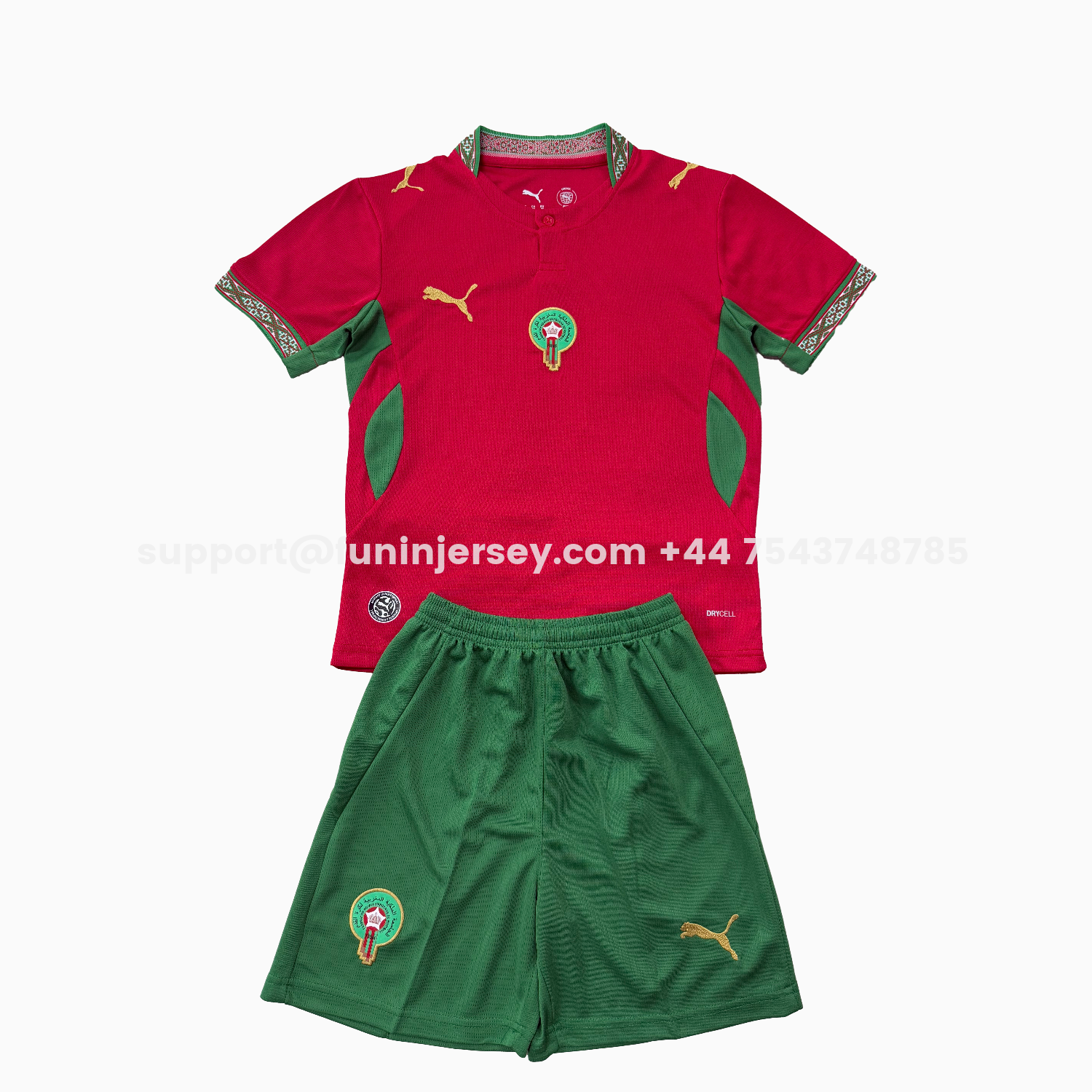 Funinjersey-Morocco 2026 Home Men's Adult Jersey Set - Fans Version