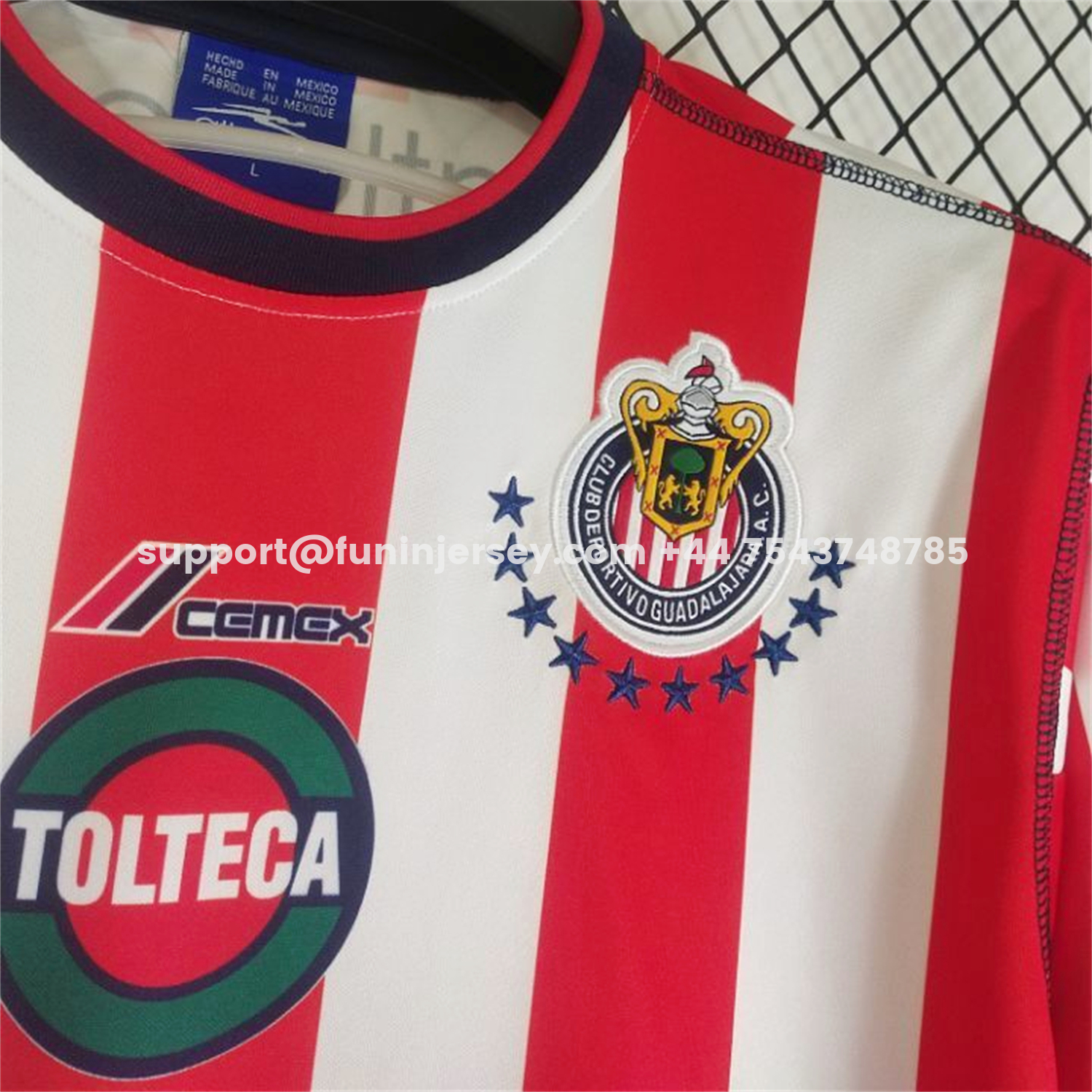 Funinjersey-Retro Chivas de Guadalajara 2002-03 Home Long Sleeves Jersey