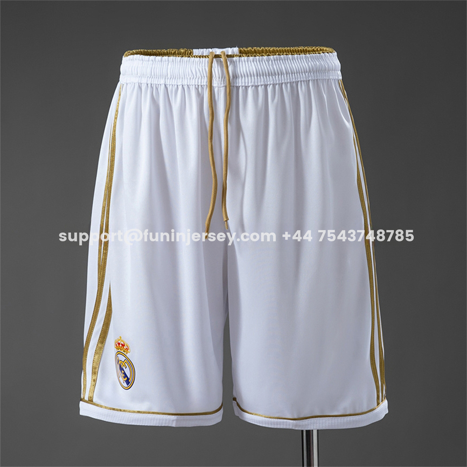 Funinjersey-Retro Real Madrid 2011-12 Home Shorts