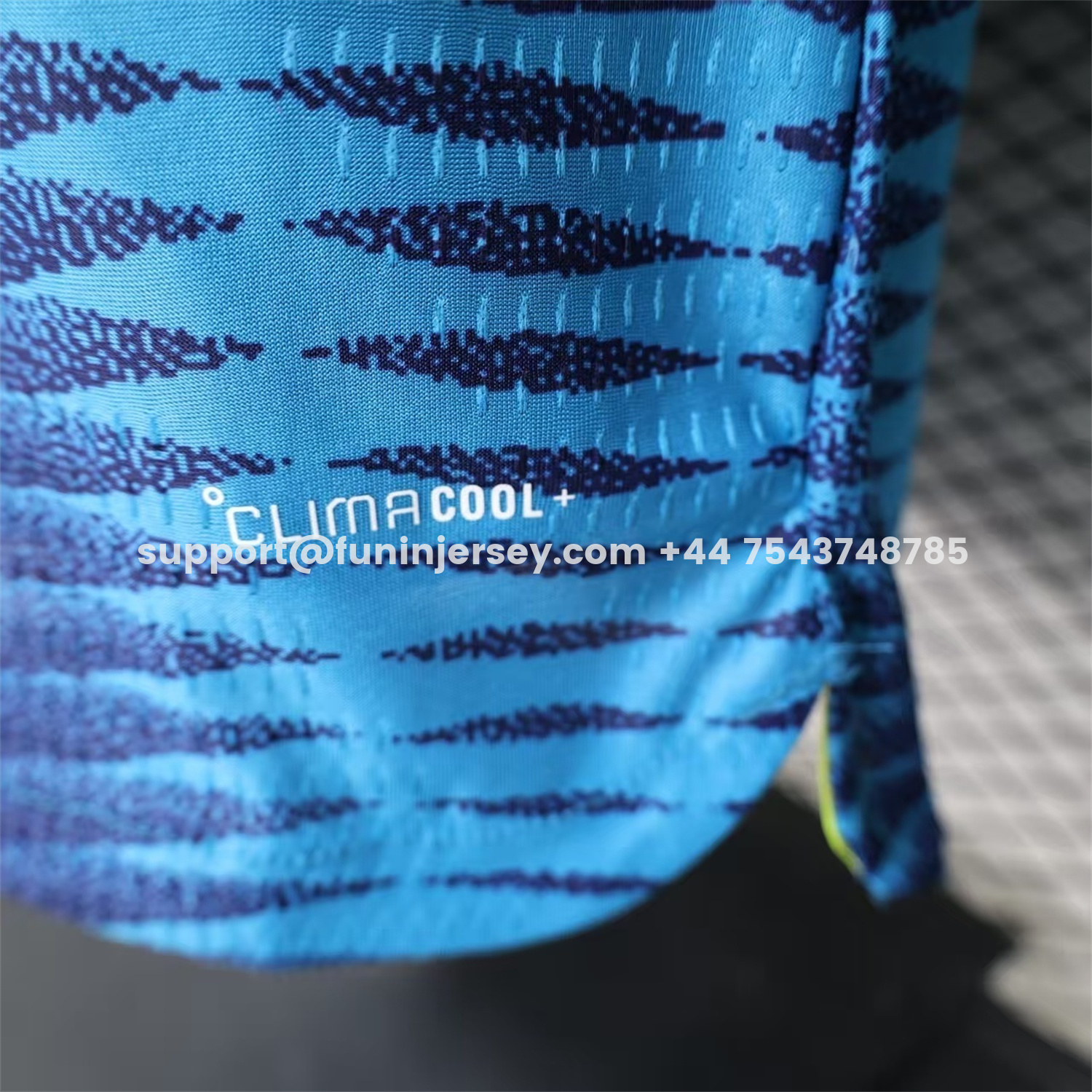 Funinjersey-Colombia 2026 Away Blue Long Sleeves Jersey - Player Version