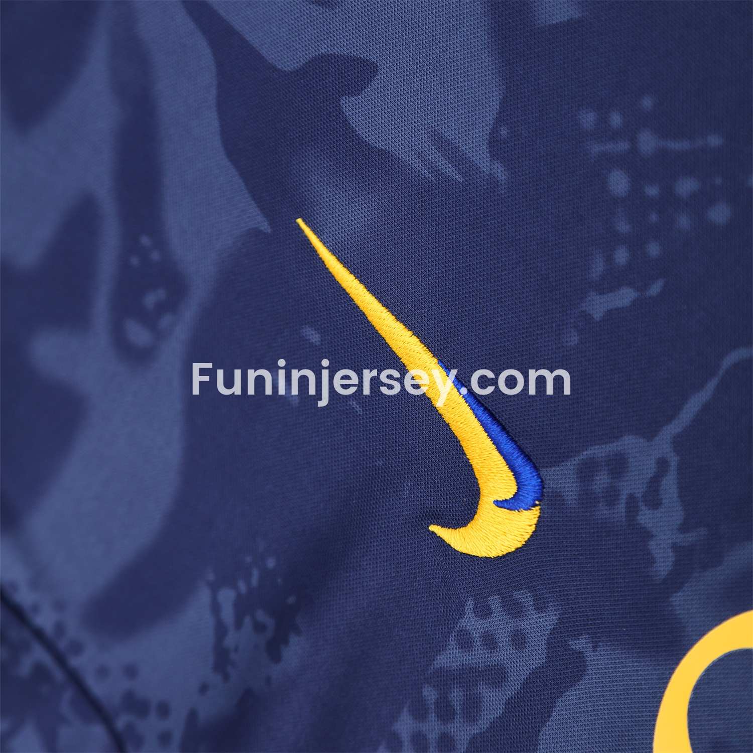 Funinjersey-Inter Milan 25-26 Short-Sleeve Training Set - Deep Blue Camouflage