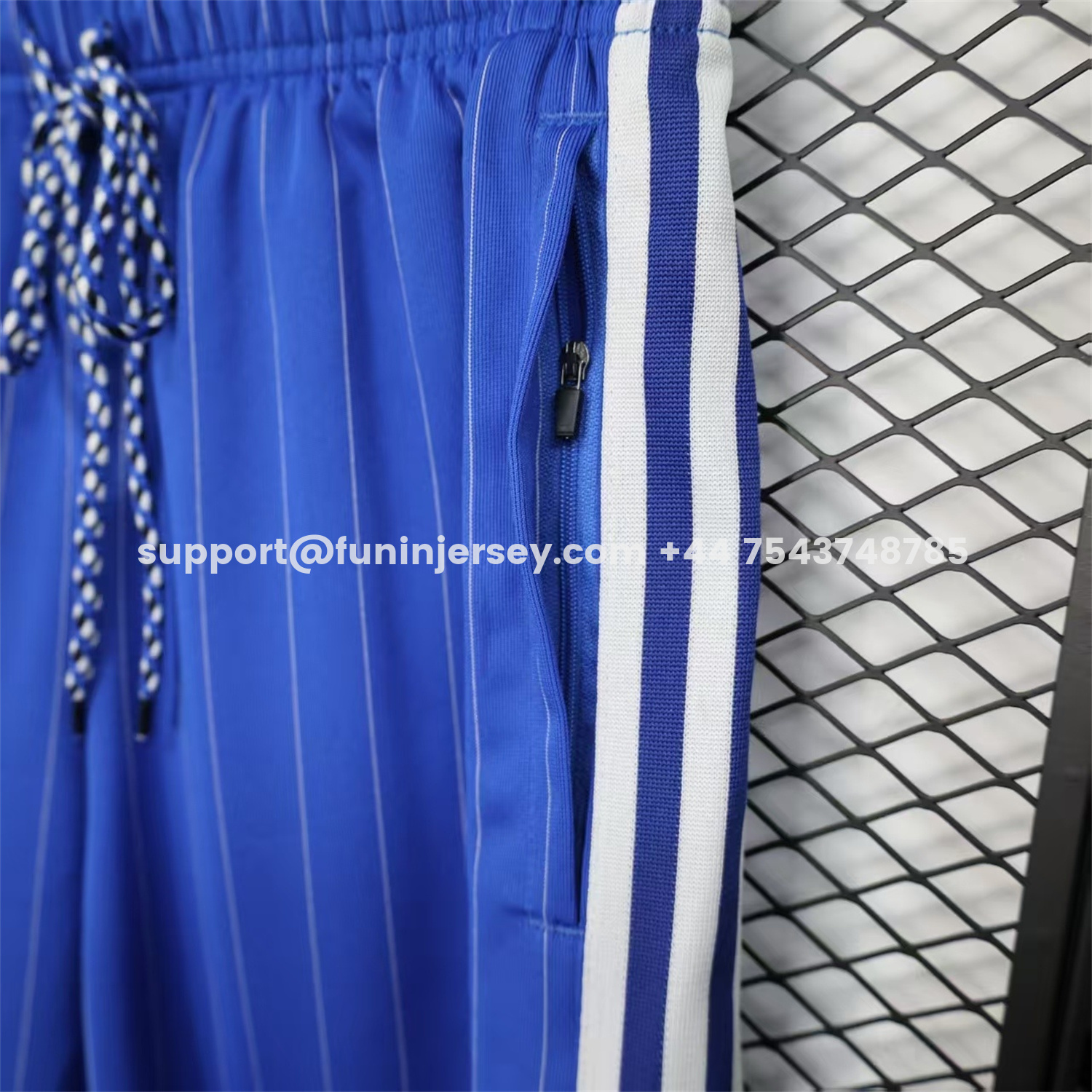 Funinjersey-C.H.E.L.S.E.A 25-26 Trefoil Blue Travel Shorts - Player Version