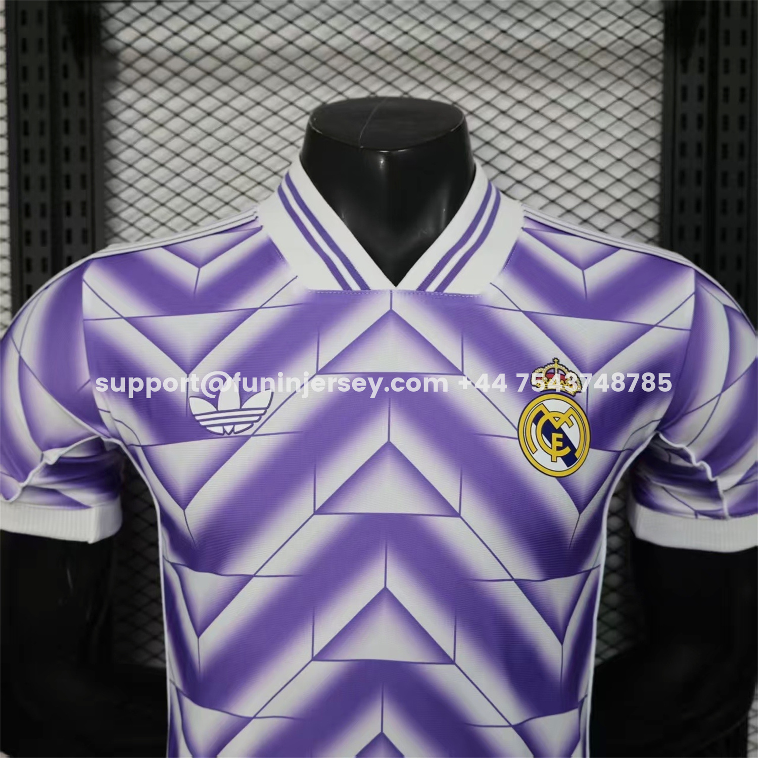 Funinjersey-Real Madrid 25-26 Refracted Purple Light White Special Jersey - Player Version
