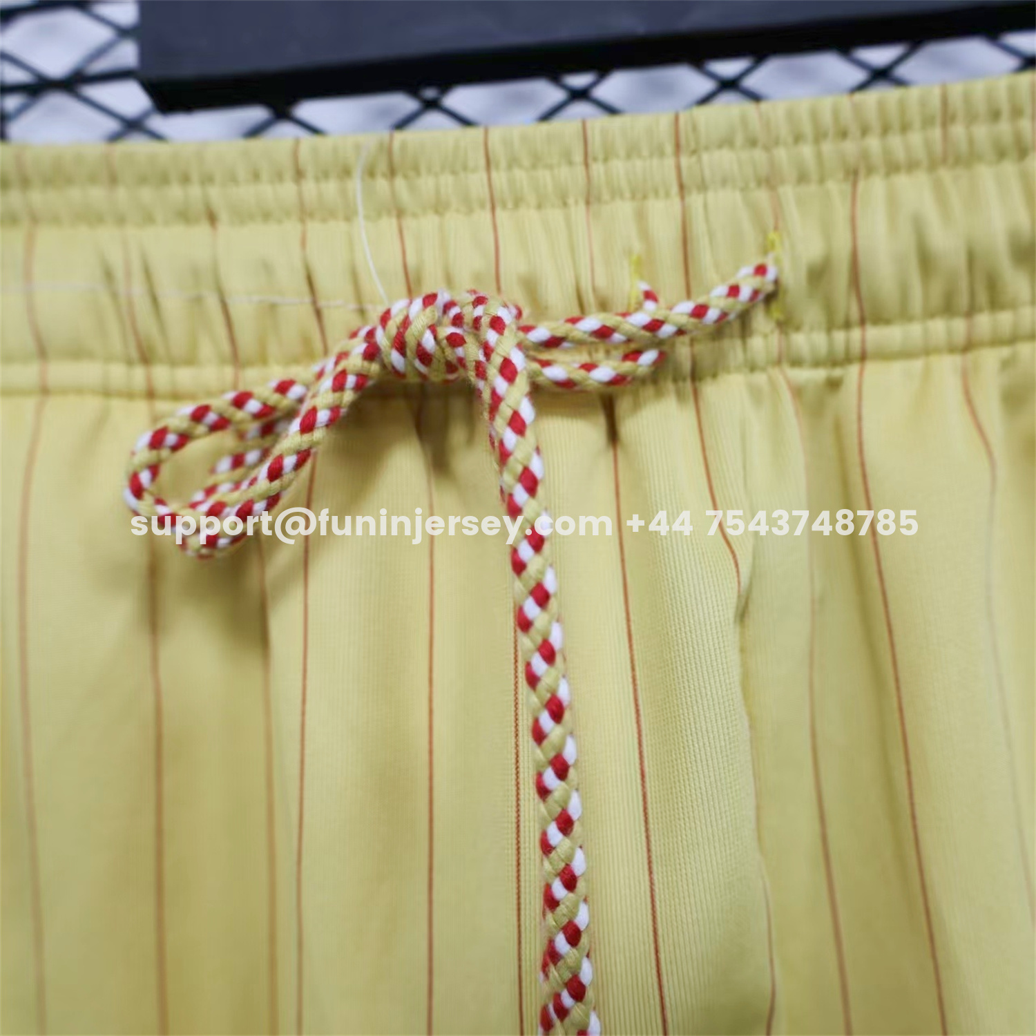 Funinjersey-Arsenal 25-26 Trefoil Yellow Travel Shorts - Player Version