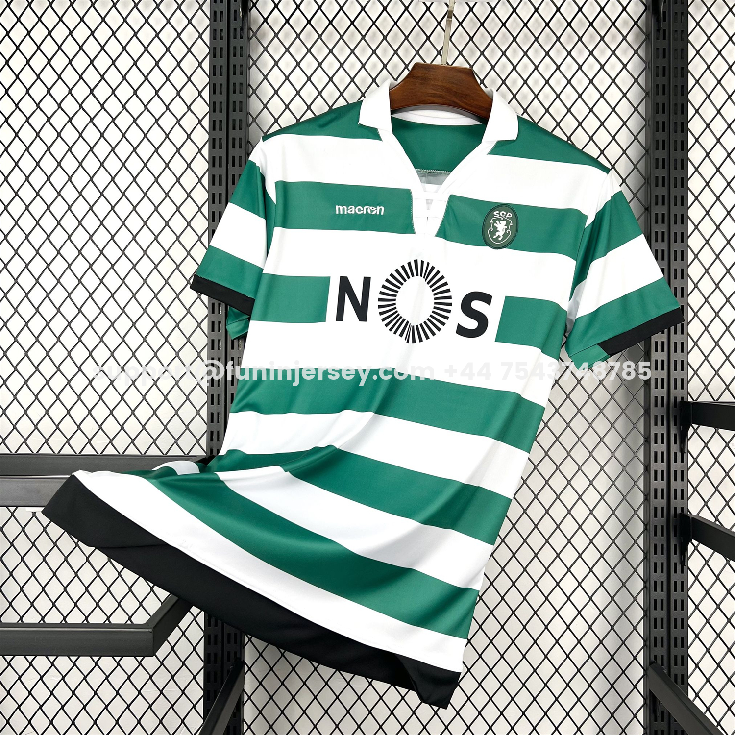 Funinjersey-Retro Sporting CP 2018-19 Home Jersey