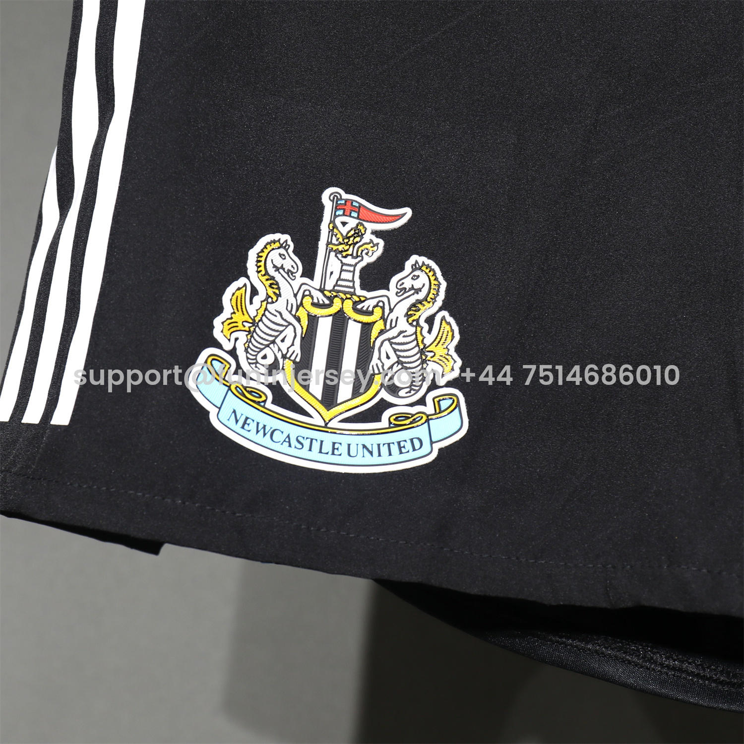 Funinjersey-Newcastle United 25-26 Home Black Shorts - Player Version