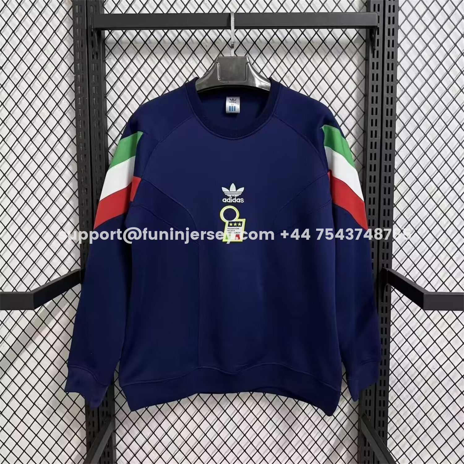 Funinjersey-Italy 2026 Deep Blue Unisex Pullover Hoodie