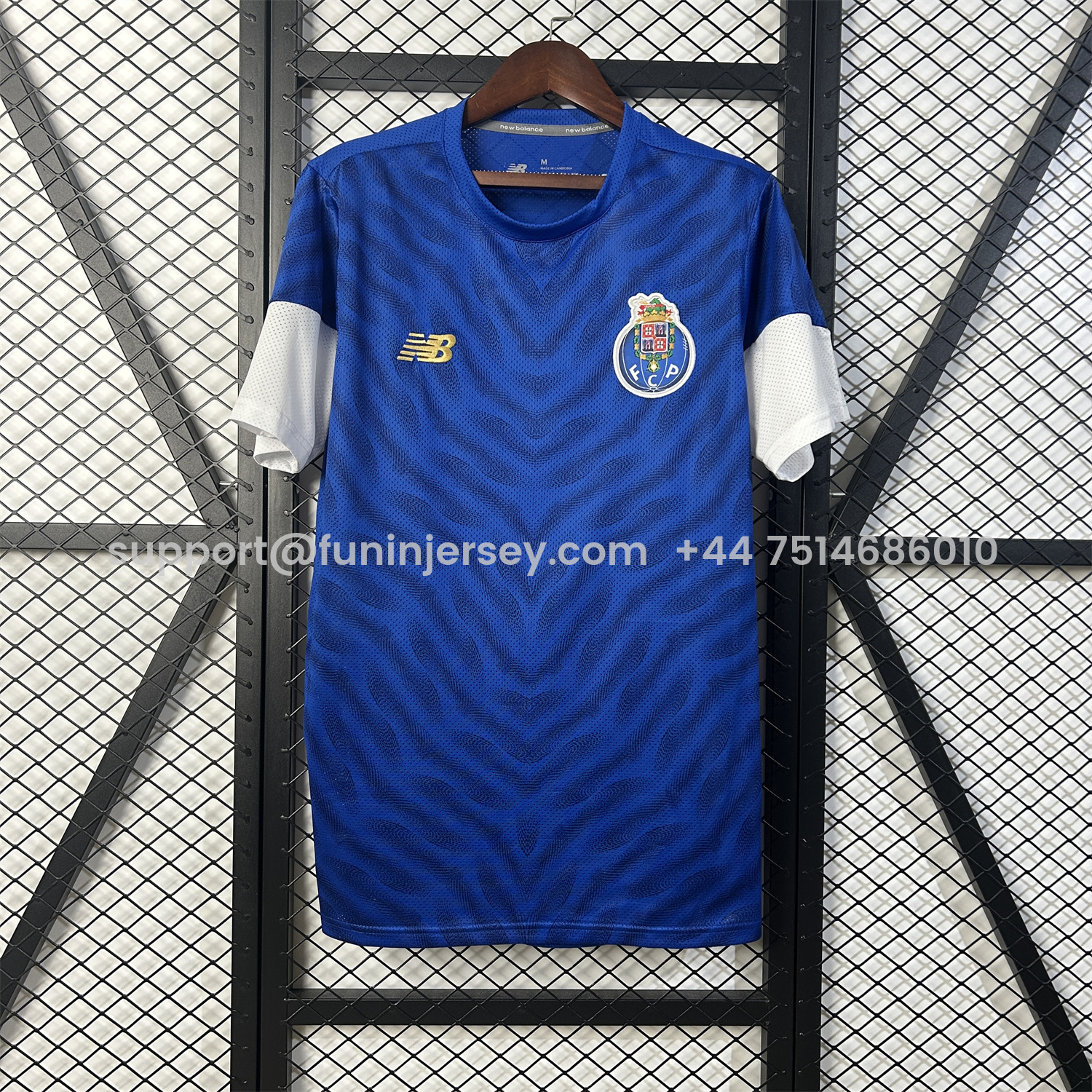 Funinjersey-Porto 25-26 Blue Pre-Match Training Jersey - Fans Version
