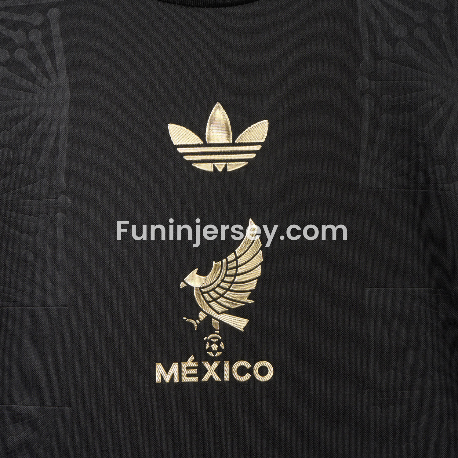 Funinjersey-Women's Mexico 2025 Gold Cup Black Jersey - Fans Version