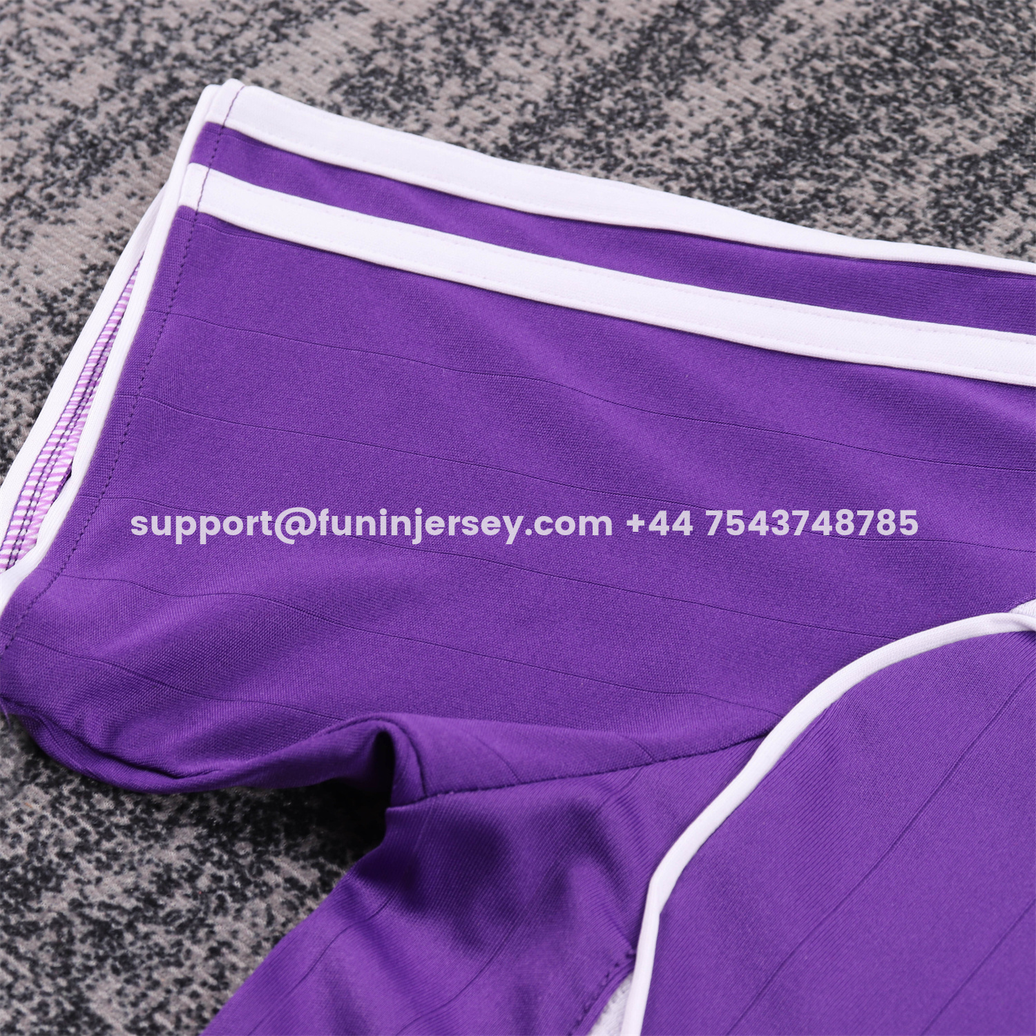Funinjersey-Retro Real Madrid 2006-07 Away Purple Kids Kit