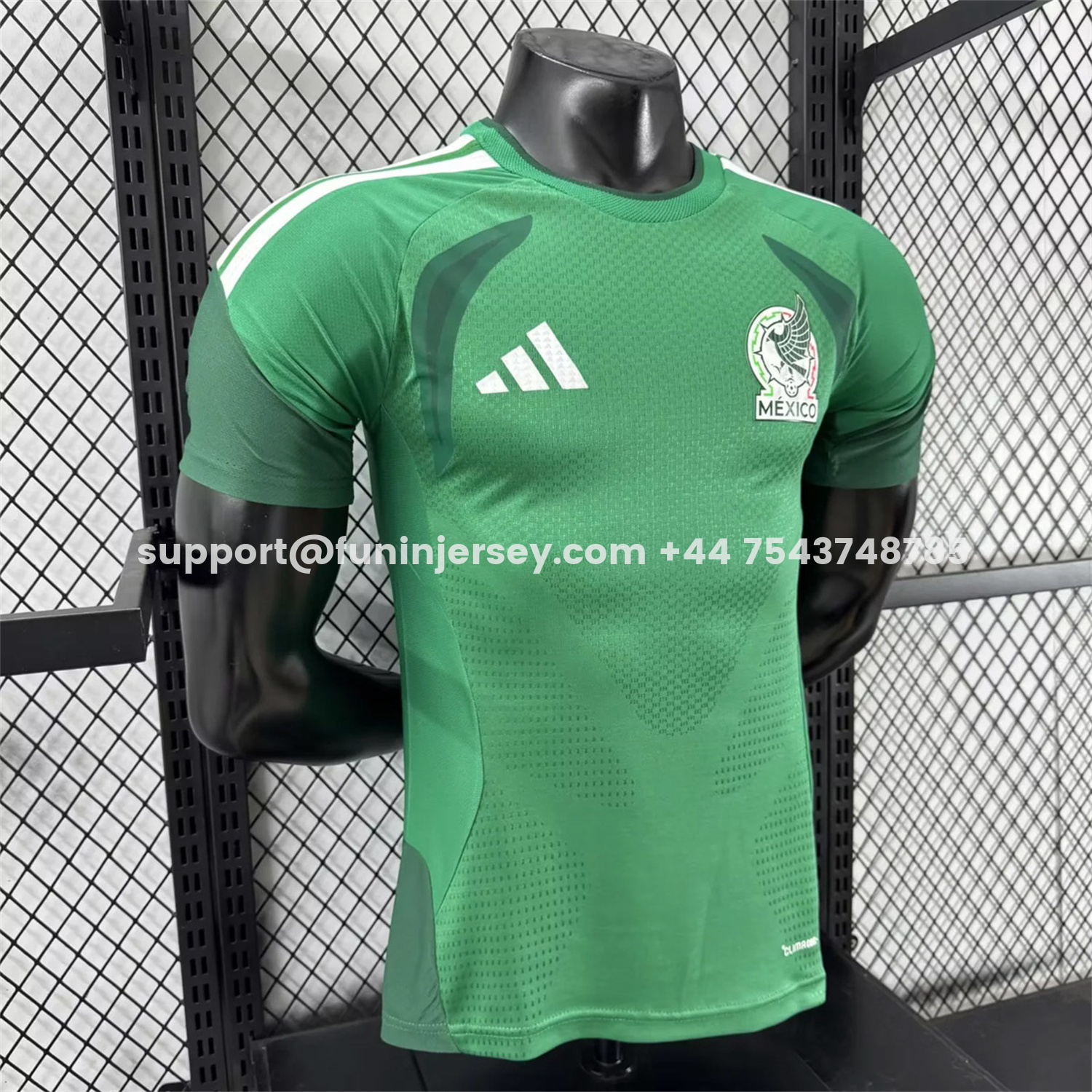 Funinjersey-Mexico 2026 Green Pre-Match Training Jersey - Player Version