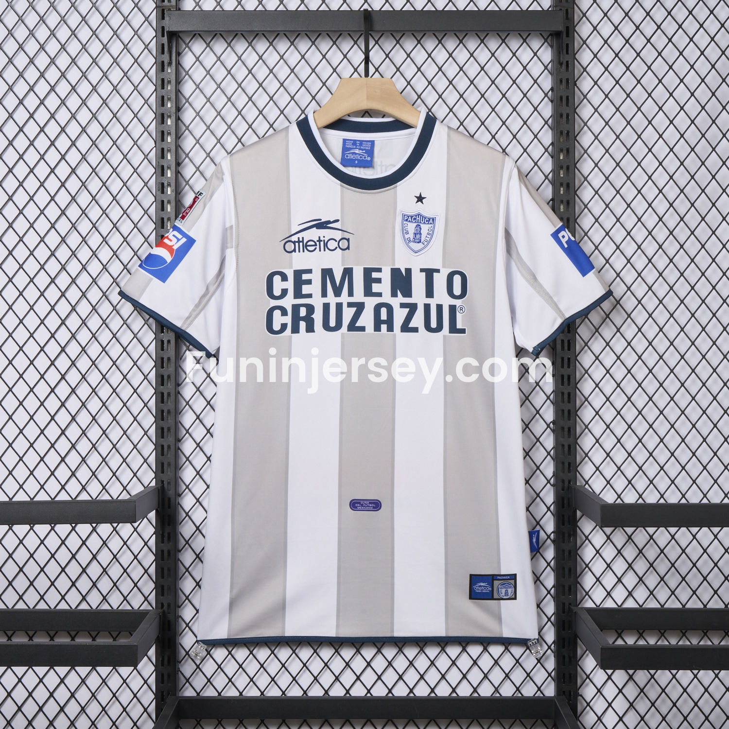 Funinjersey-Retro Pachuca 2001-02 Away Jersey