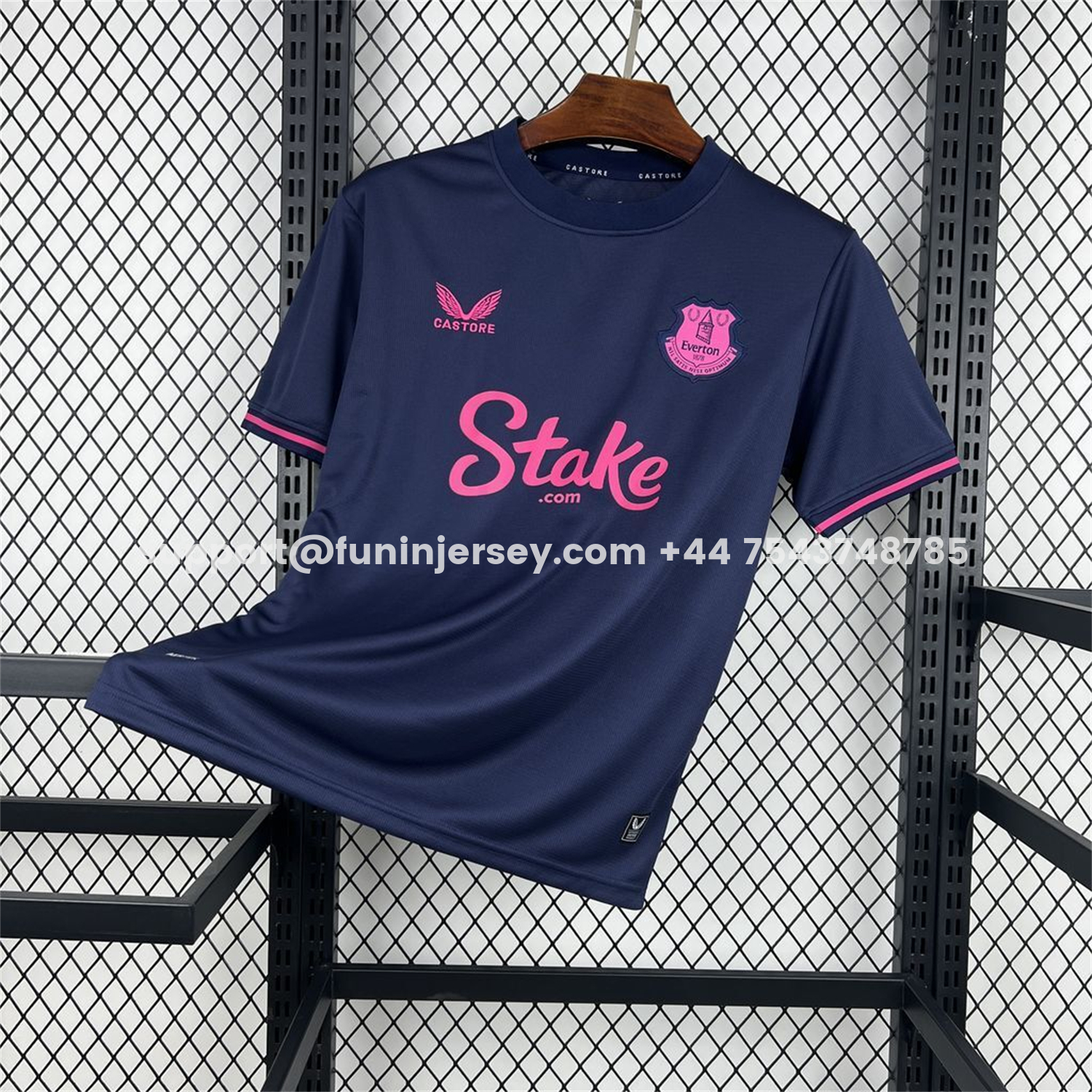 Funinjersey-Everton 25-26 Purple With Pink Special Jersey - Fans Version