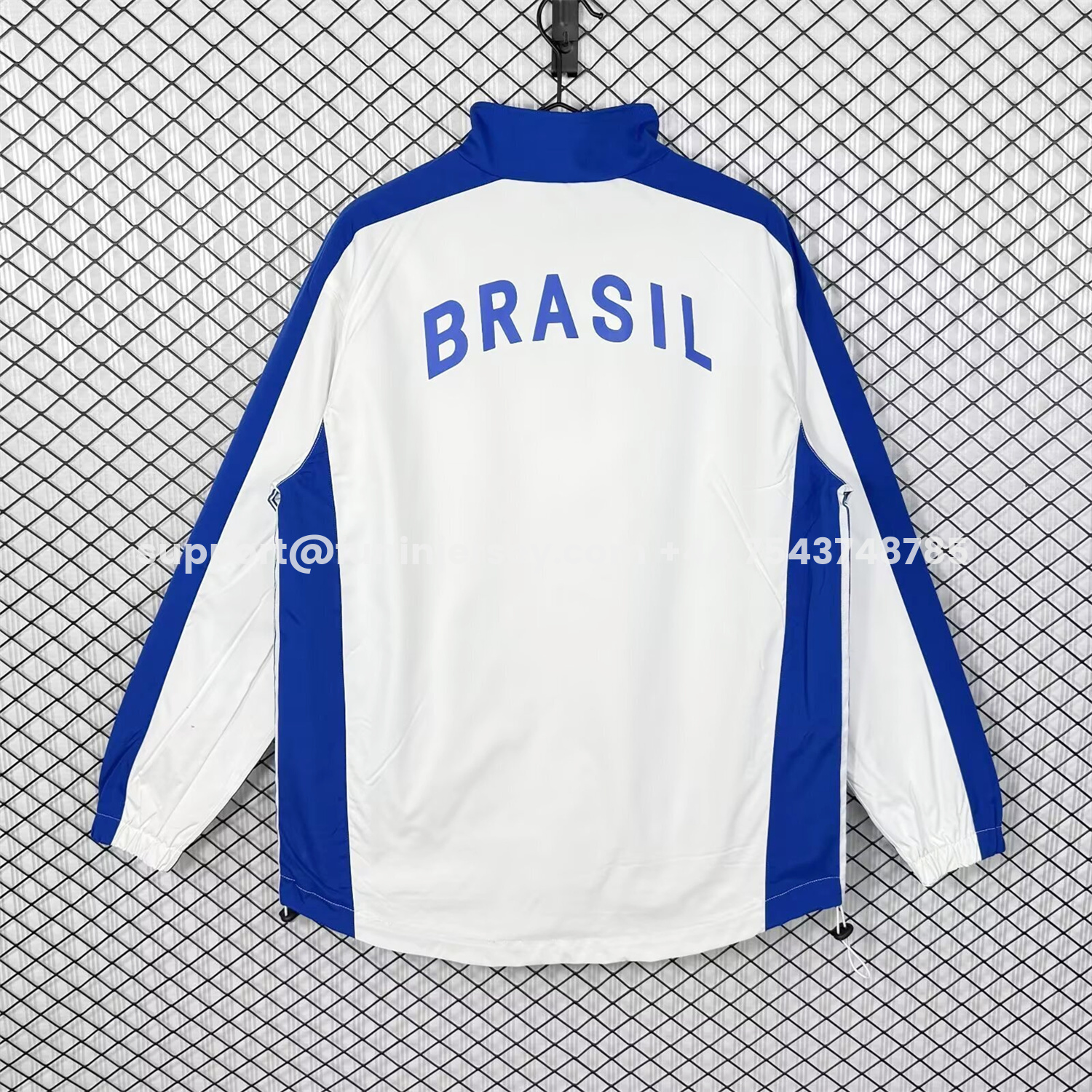 Funinjersey-Retro Brazil 1998 White Windbreaker