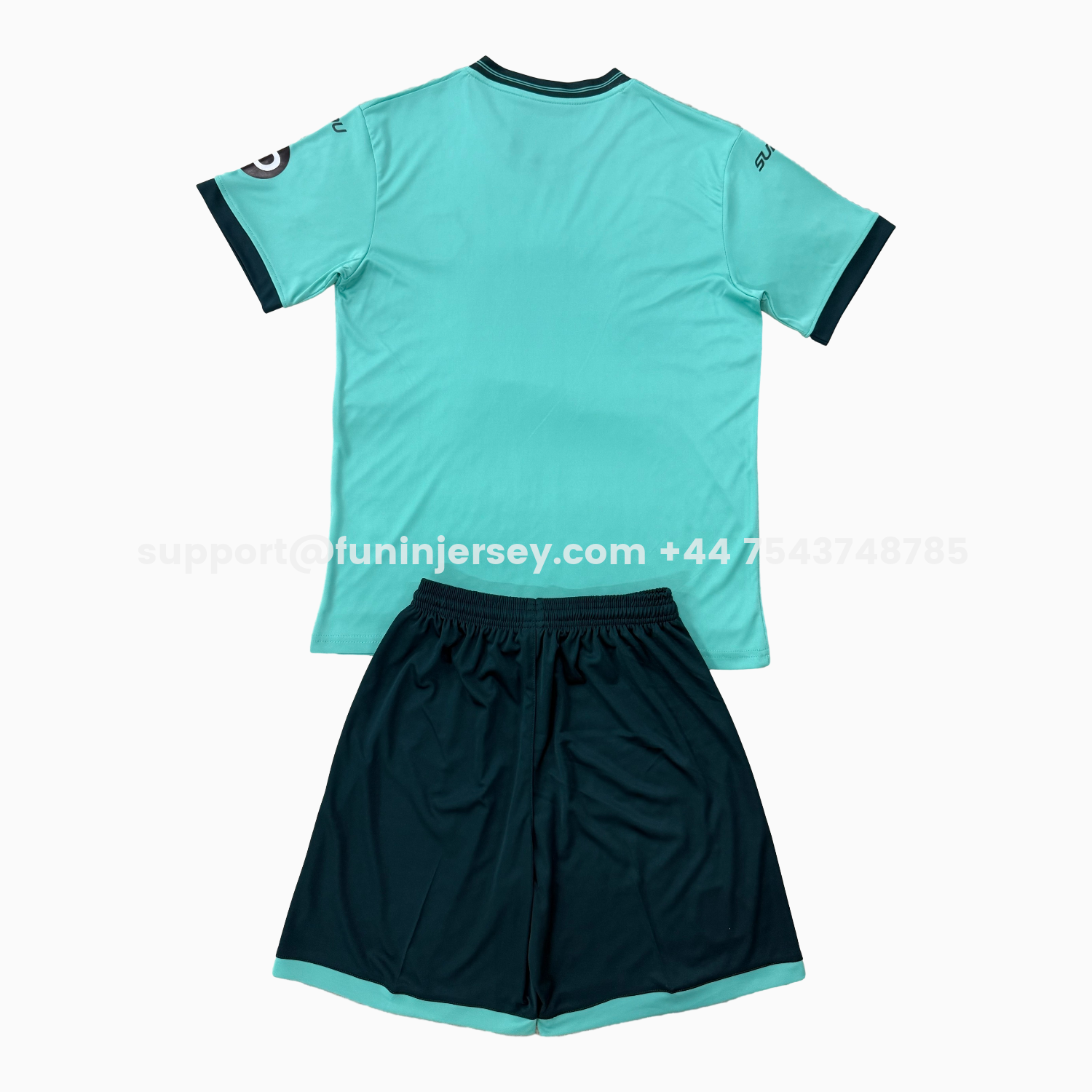 Funinjersey-Wolverhampton Wanderers Wolves 25-26 Away Kids Kit